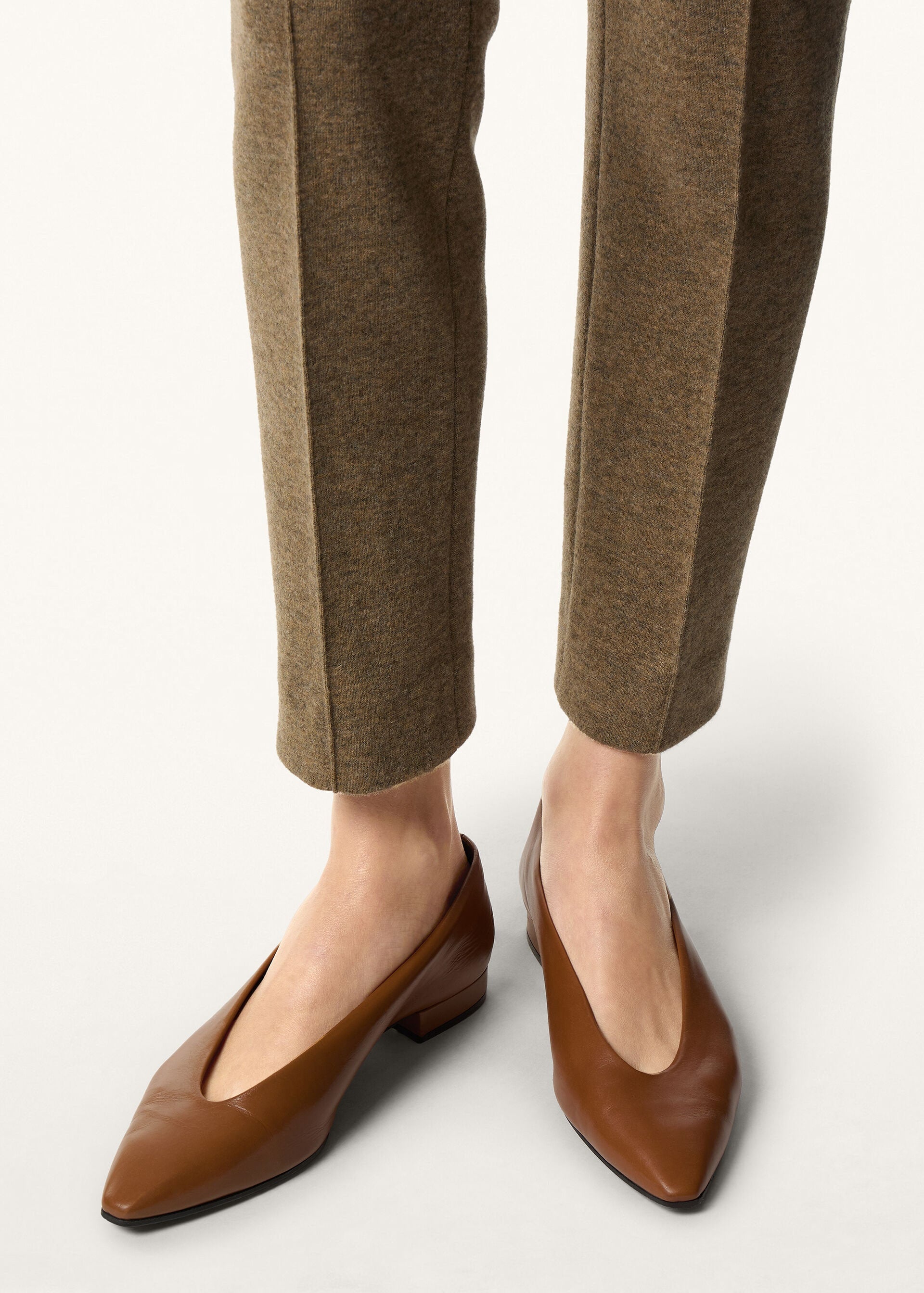 Rebecca Ballet Flat - Saddle Brown