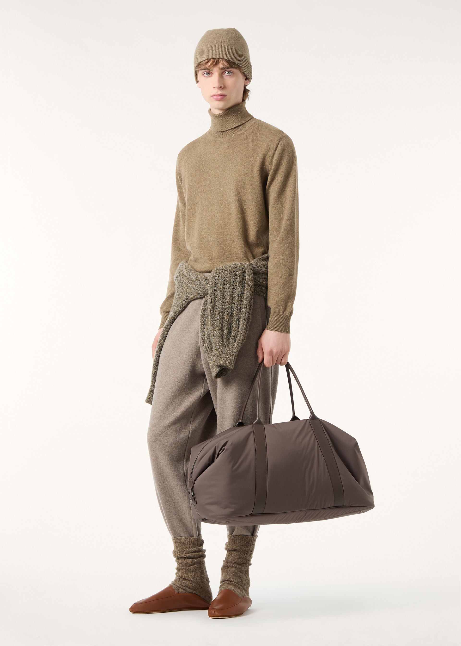 Classic Turtleneck - Wood Grain Melange
