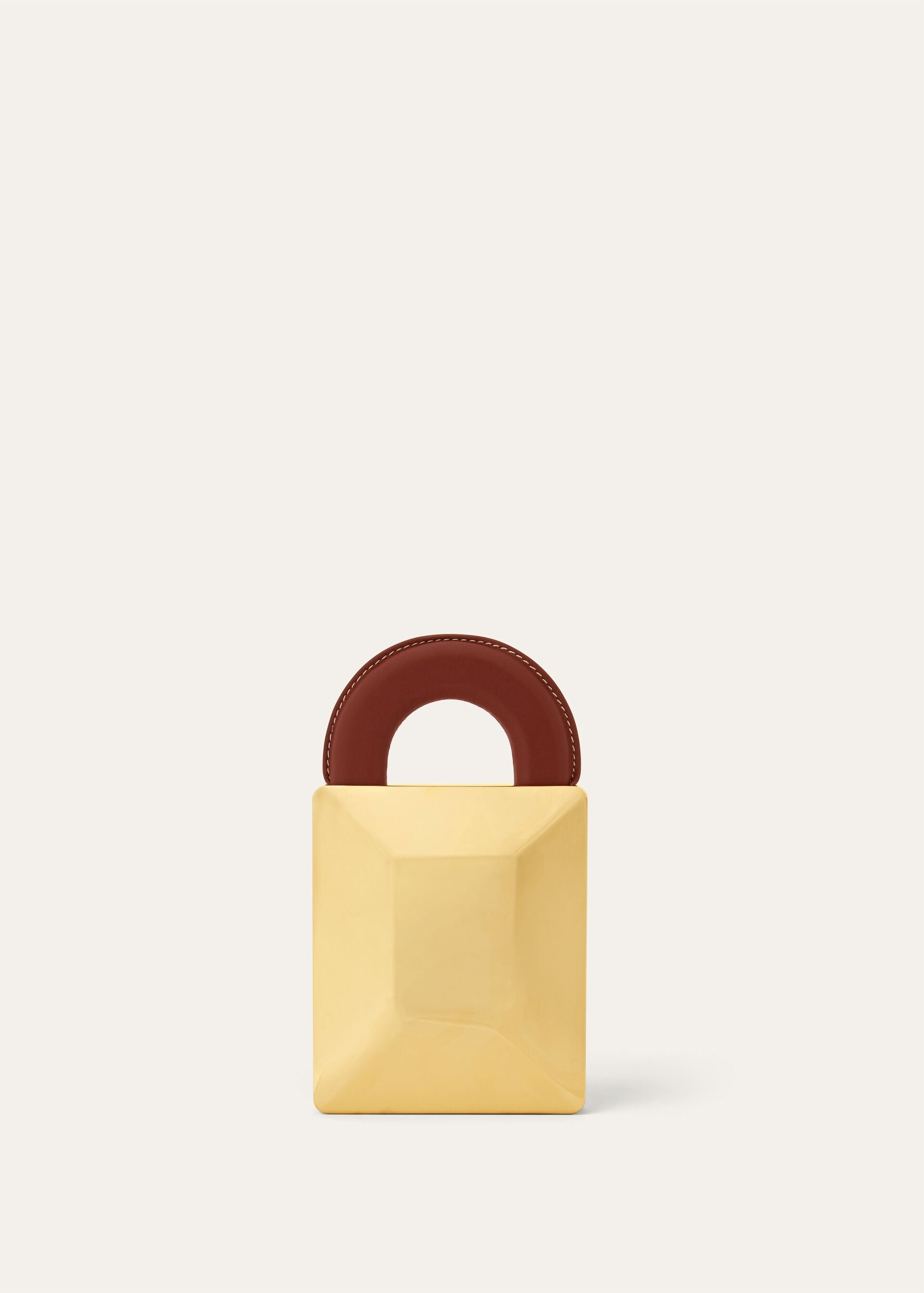 Lock Charm Bookends - Sun Gold/Deep Kummel