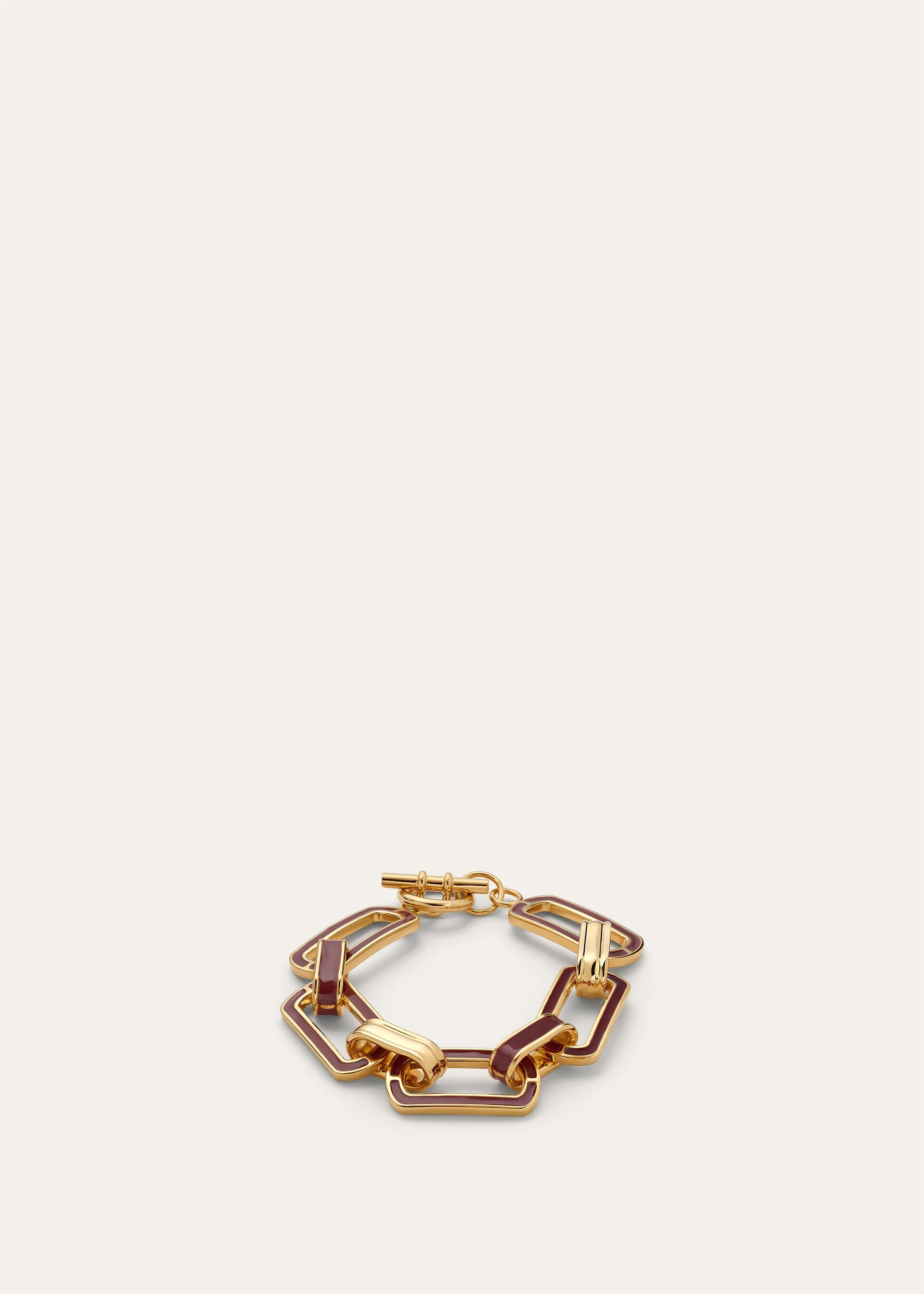 Link Chain Bracelet - Sun Gold/Deep Kummel