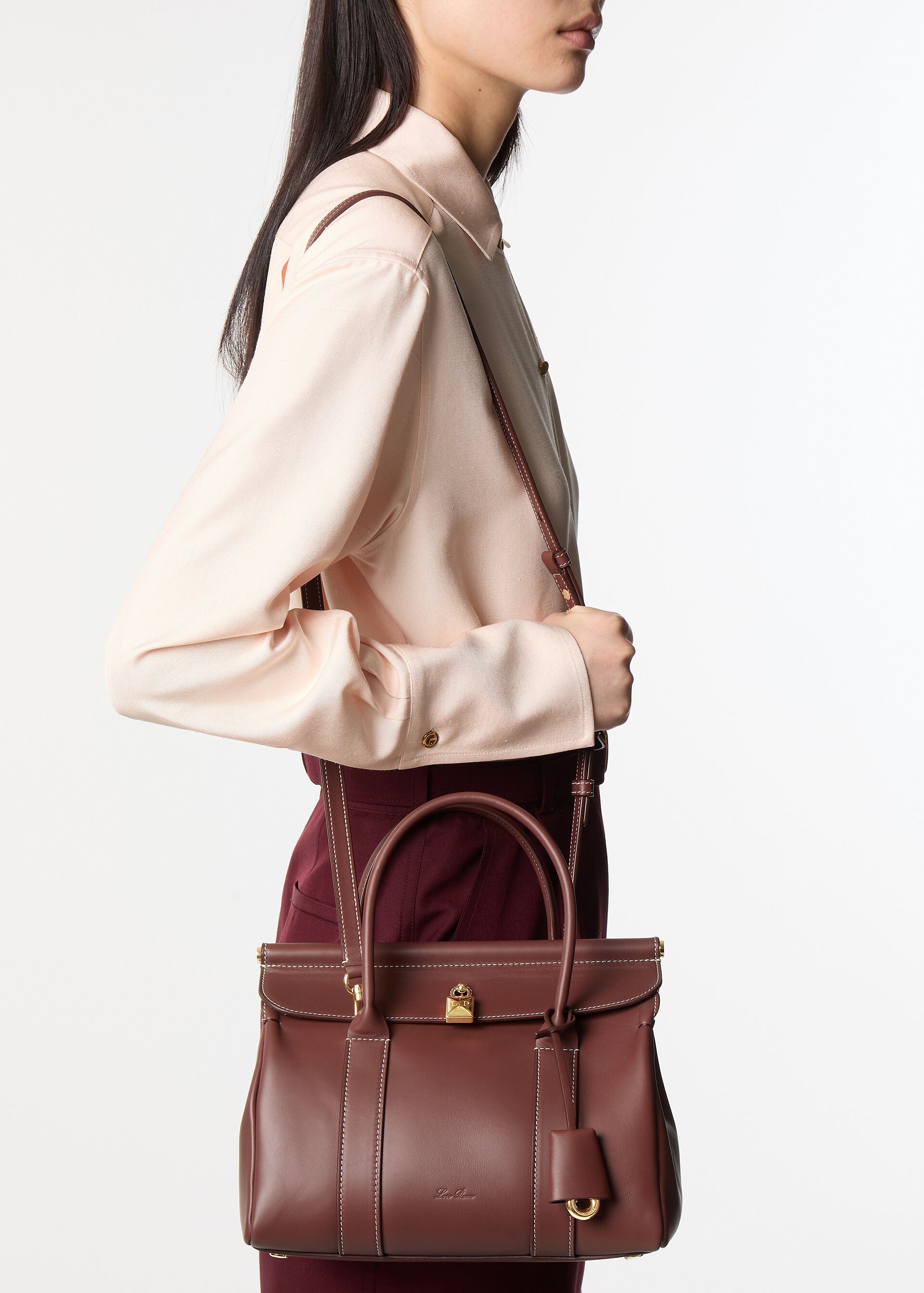 Loom bag L25 - Smoked Caramel/Sun Gold