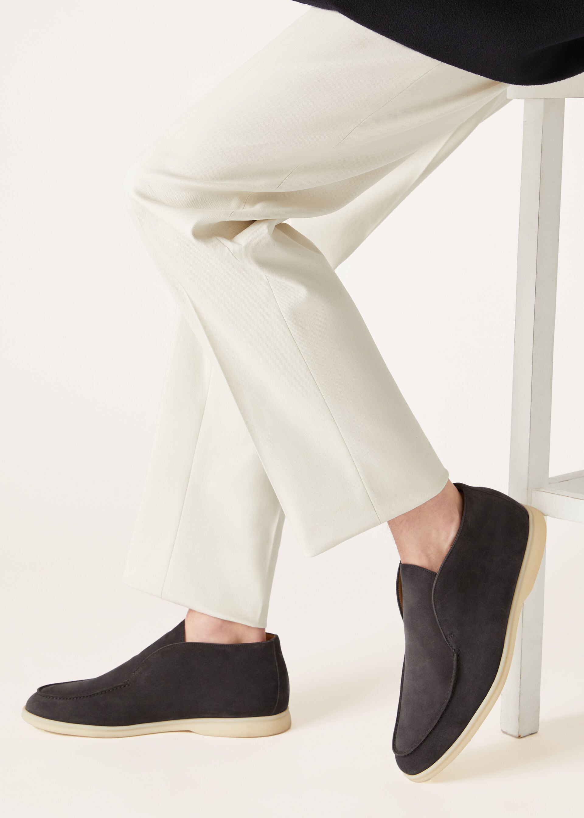 Open Walk Ankle Boot - Caviar