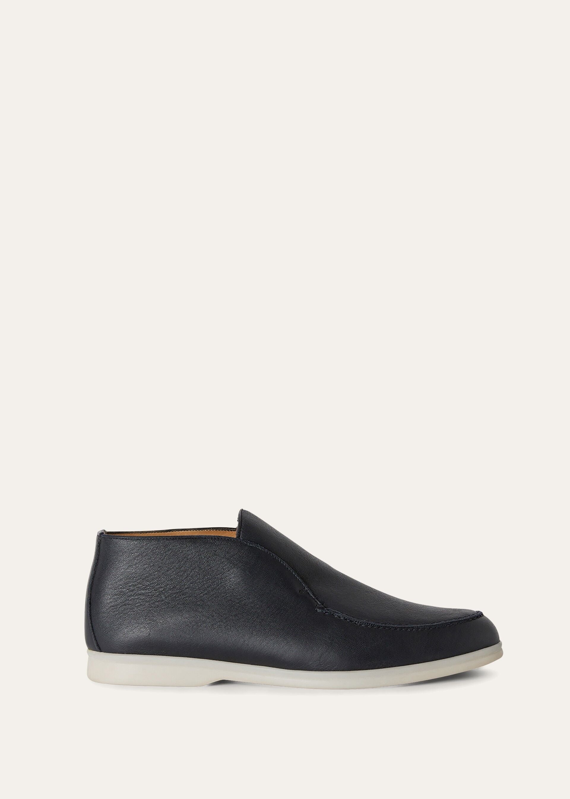 Open Walk Ankle Boot - Navy Blue