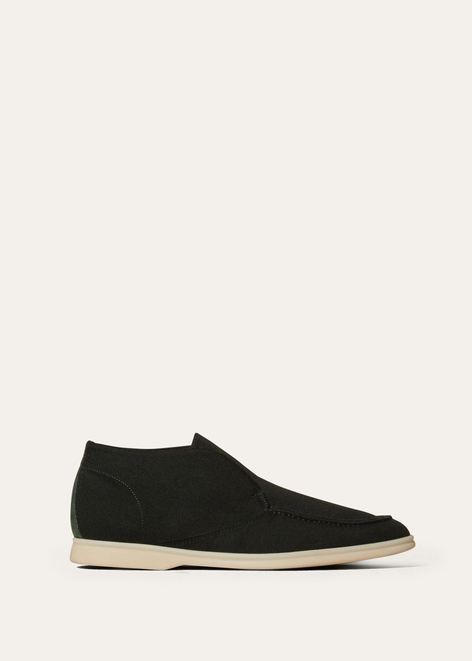Open Knitted Walk Ankle Boot - Black Forest