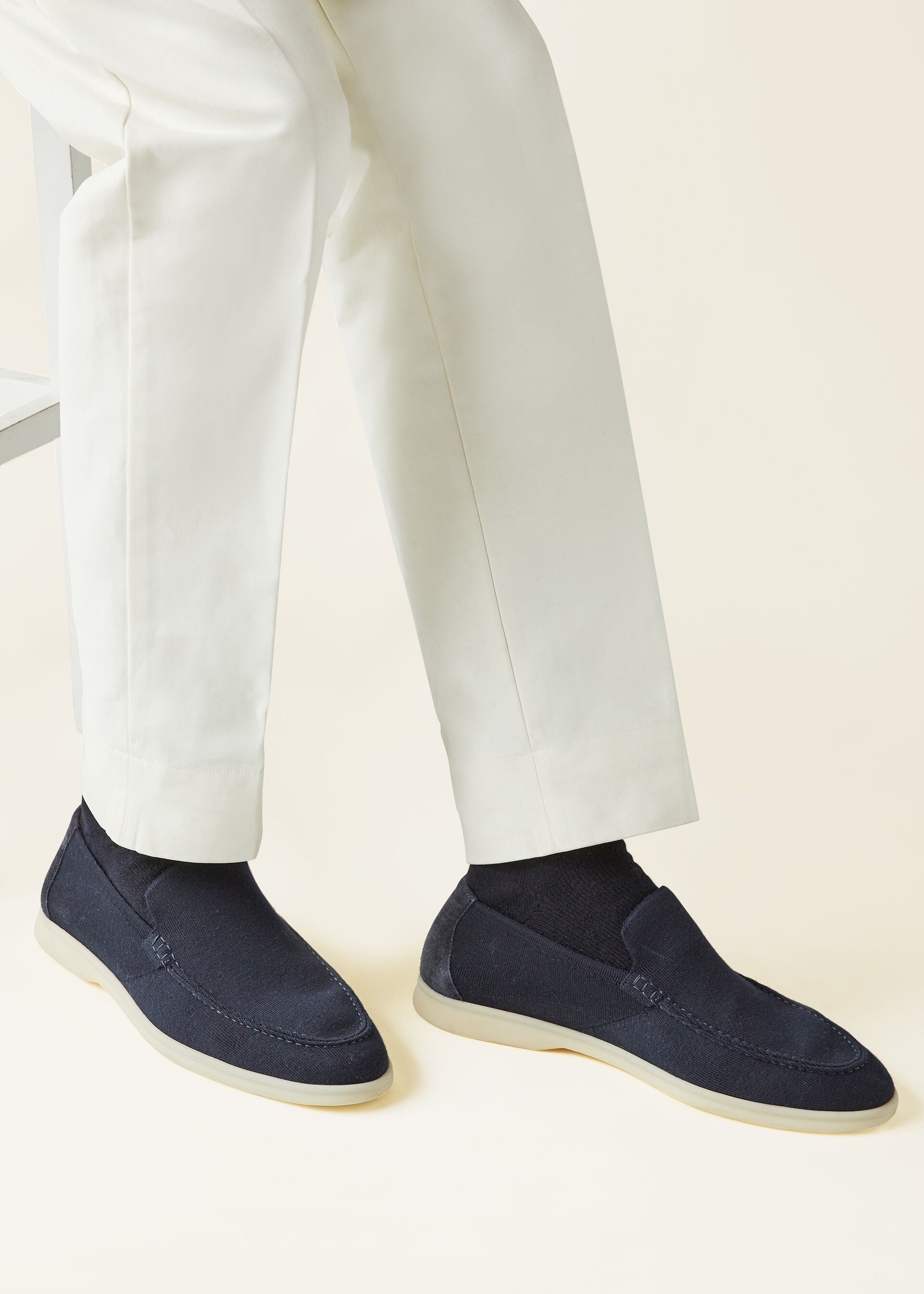 Summer Knitted Walk - Navy Blue