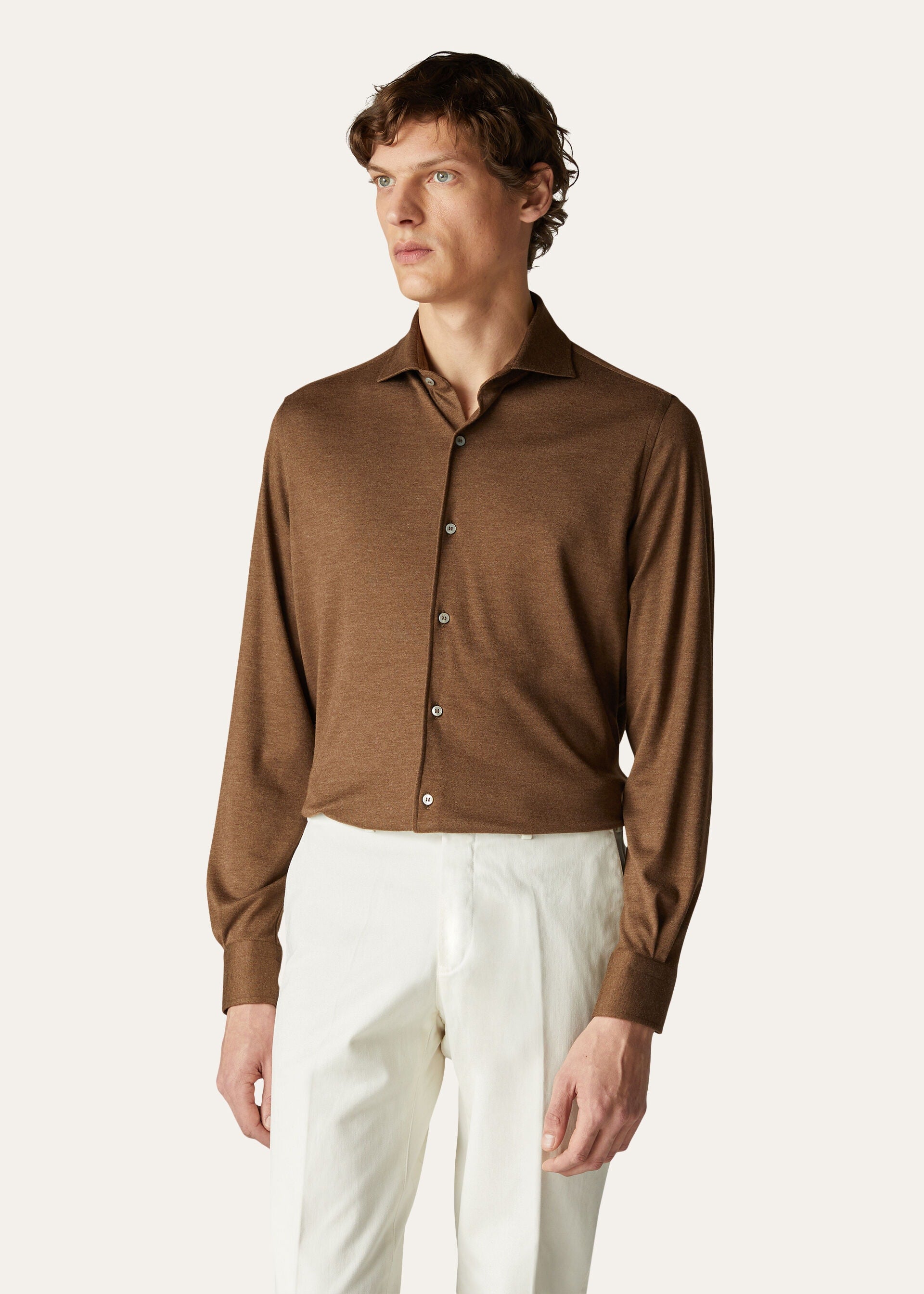 Andrew Shirt - Fir Brown