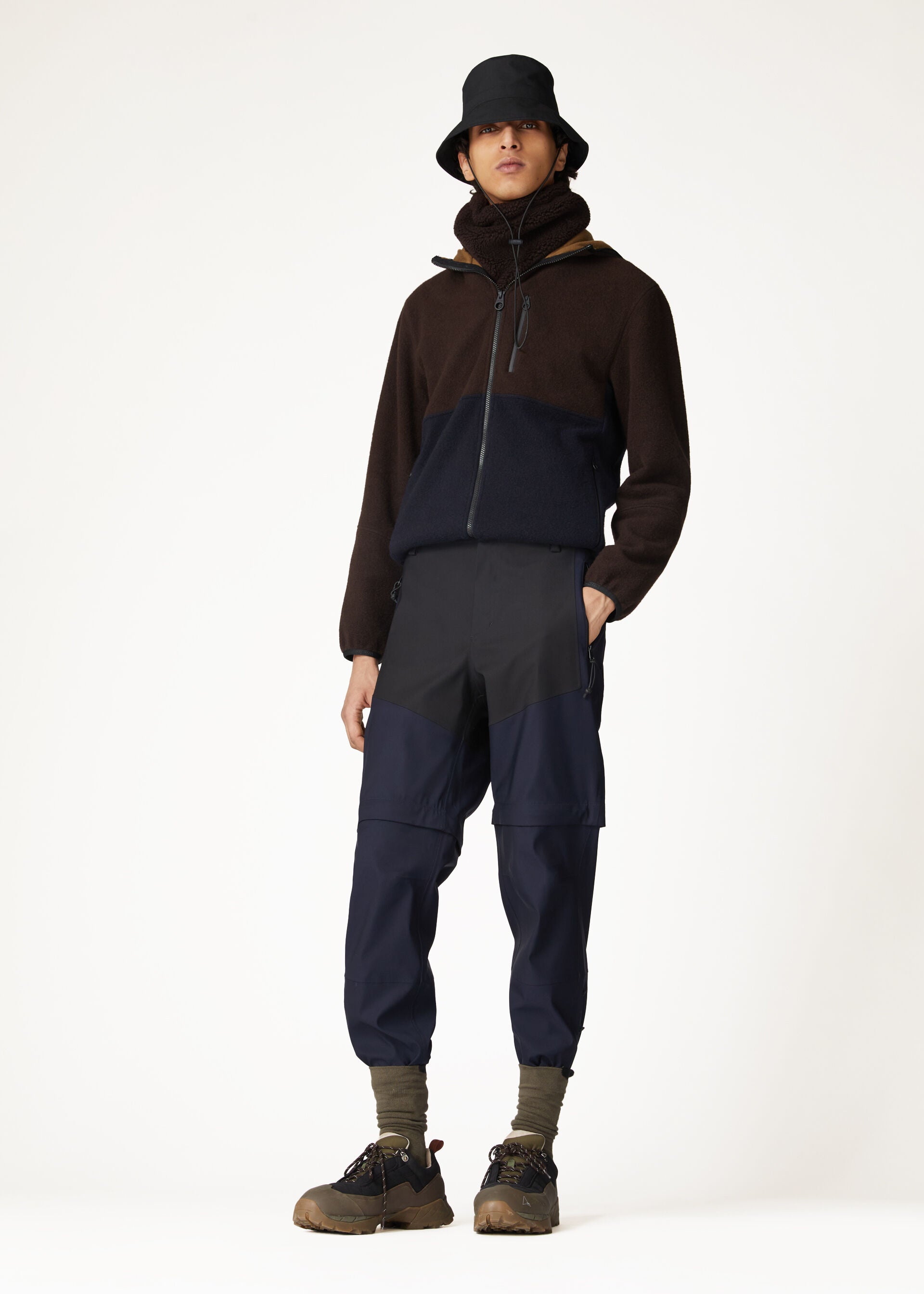 Terminillo Sweatshirt - Ebony Melange/Blue Navy