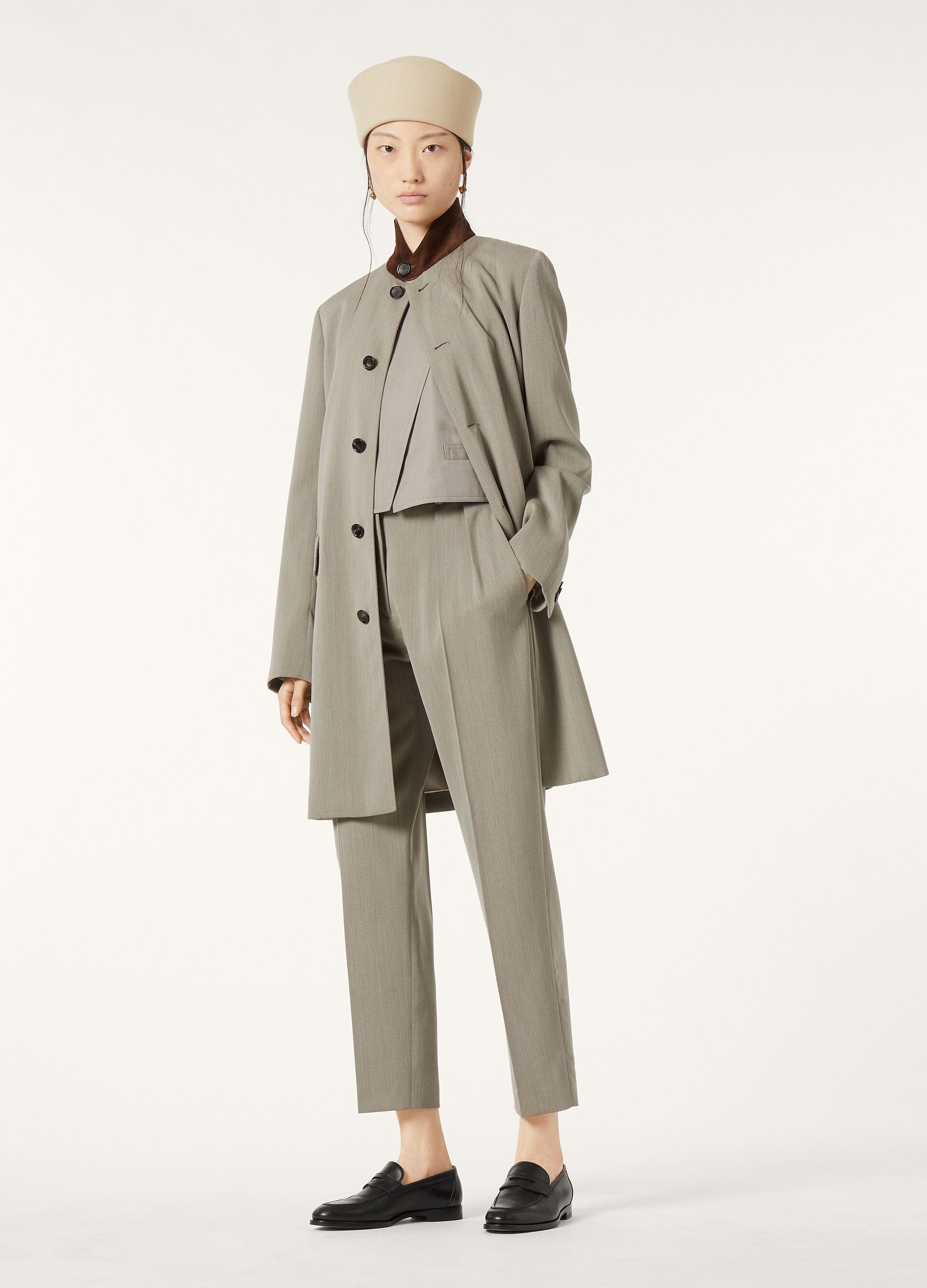 Blain Coat - Layered Cake Melange