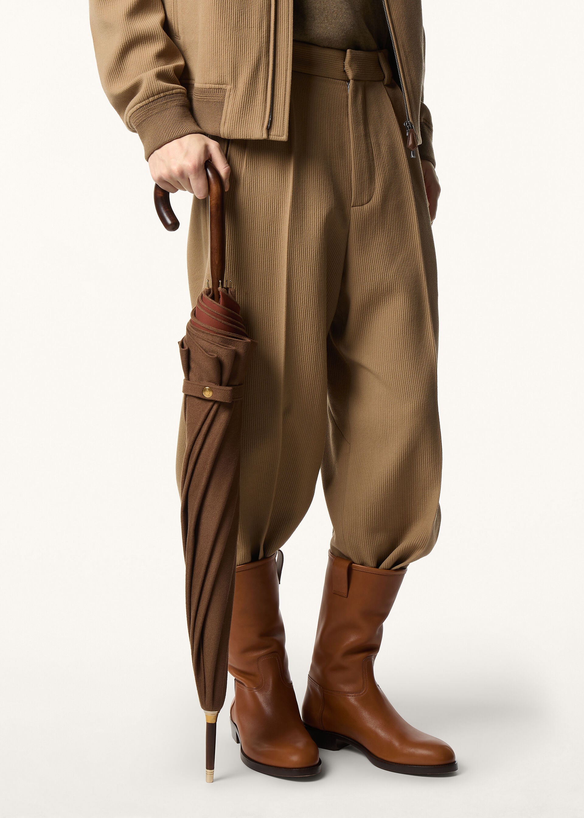 Cashmere Umbrella - Chestnut/Kummel