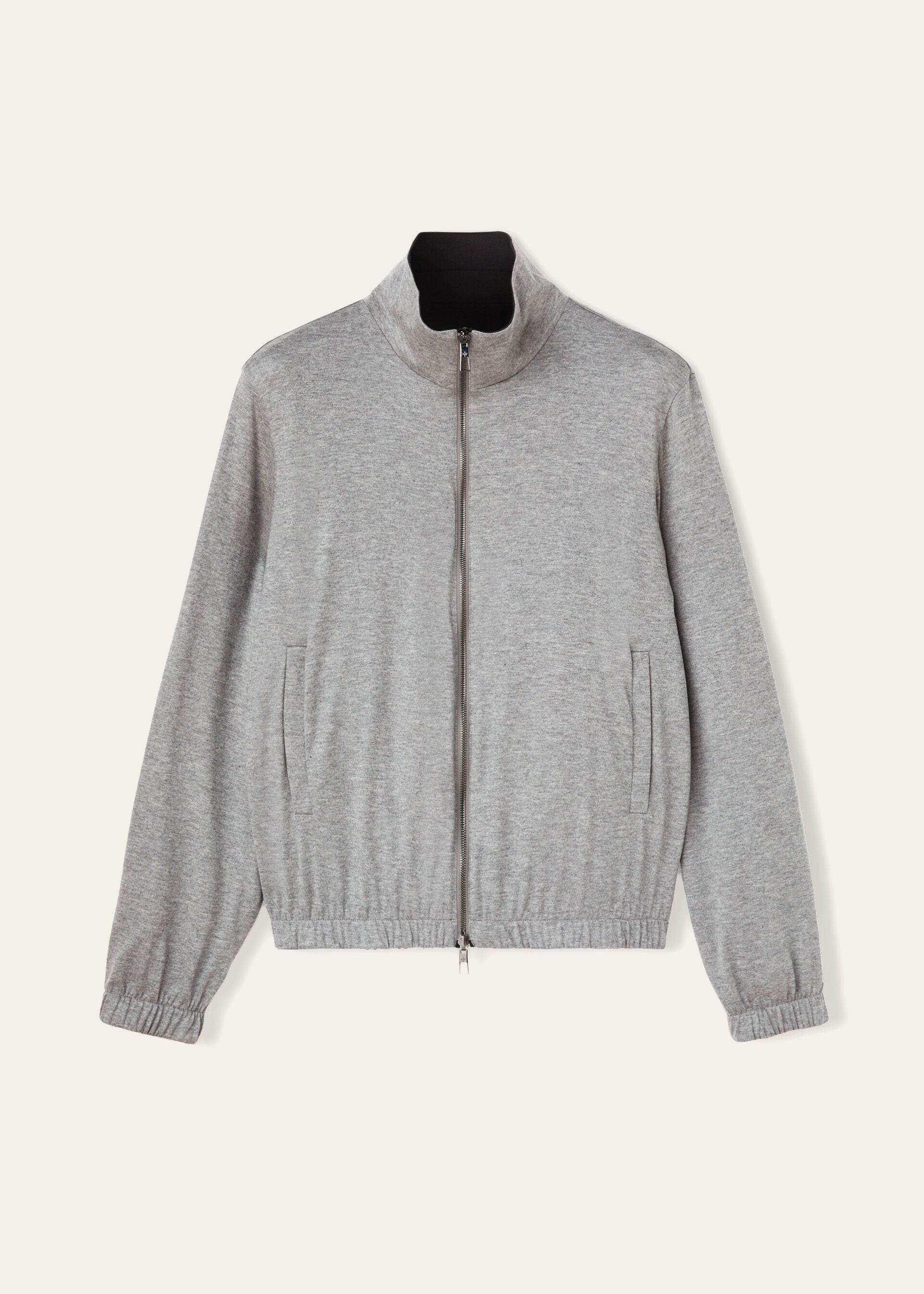 Loro Piana Bomber Jacket - Onyx/Flannel Melange