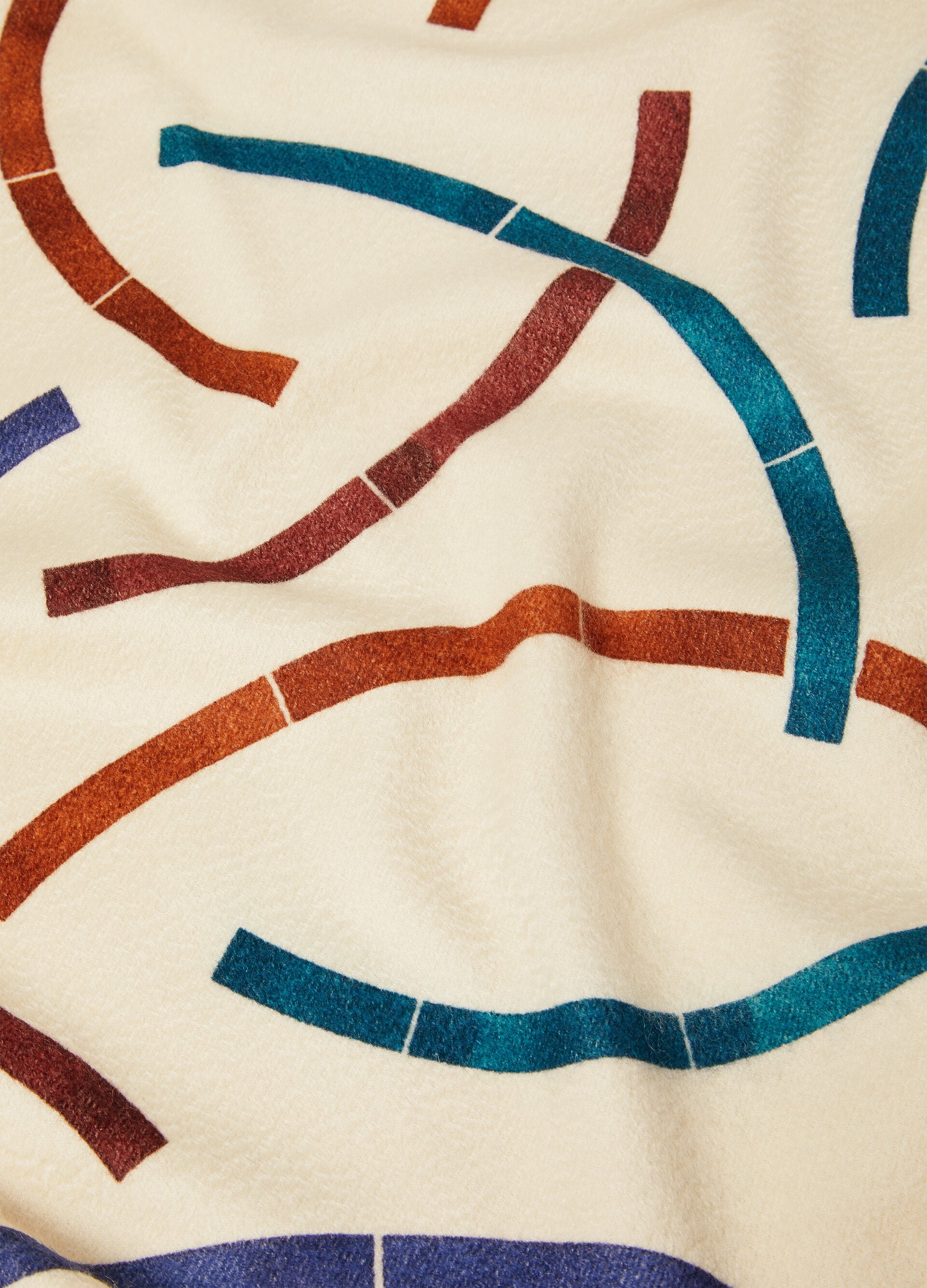 Broken Line Plaid - Brick/Navy Blue/Granato/Teal Green