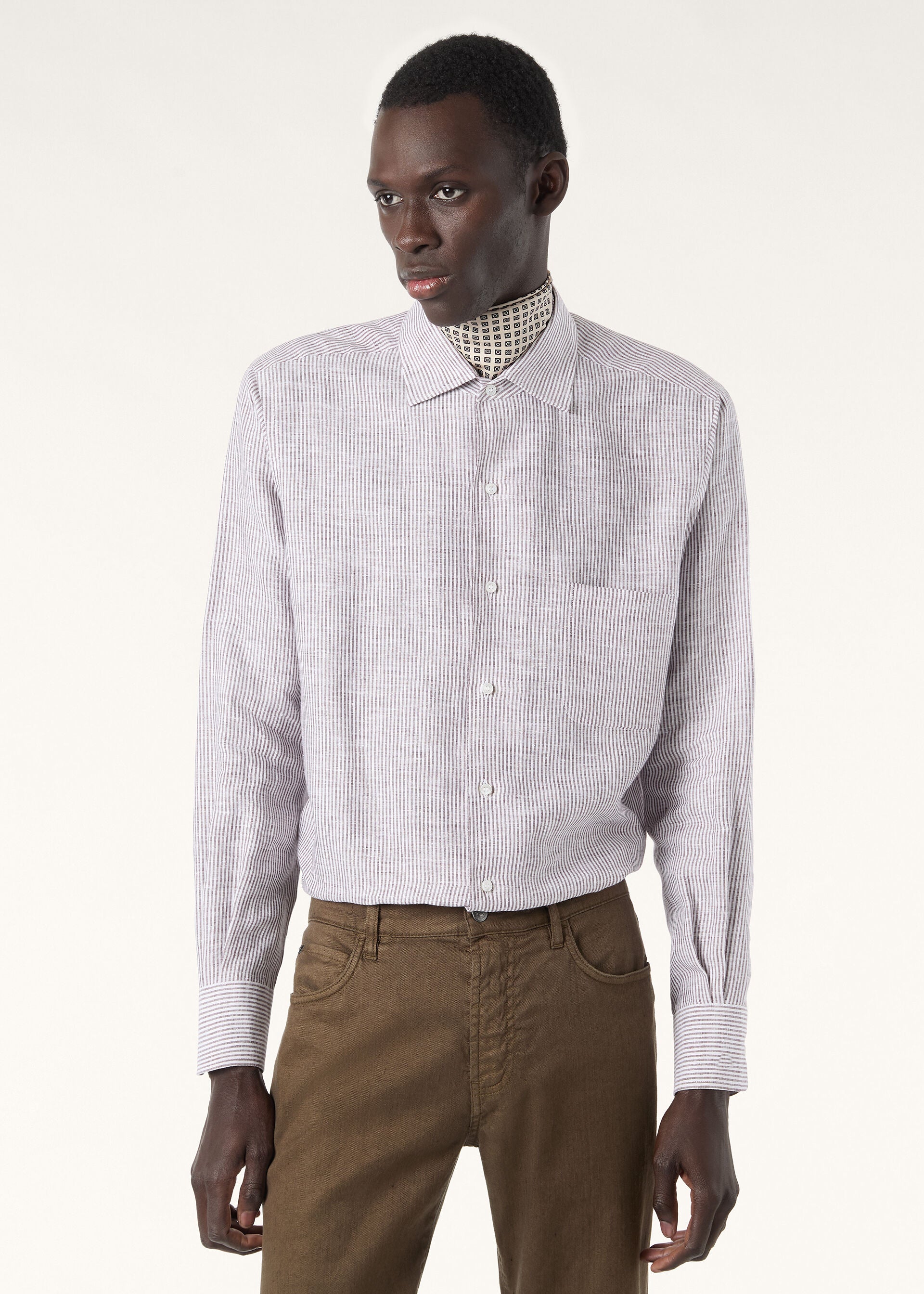 André Shirt - Ebony Stripe