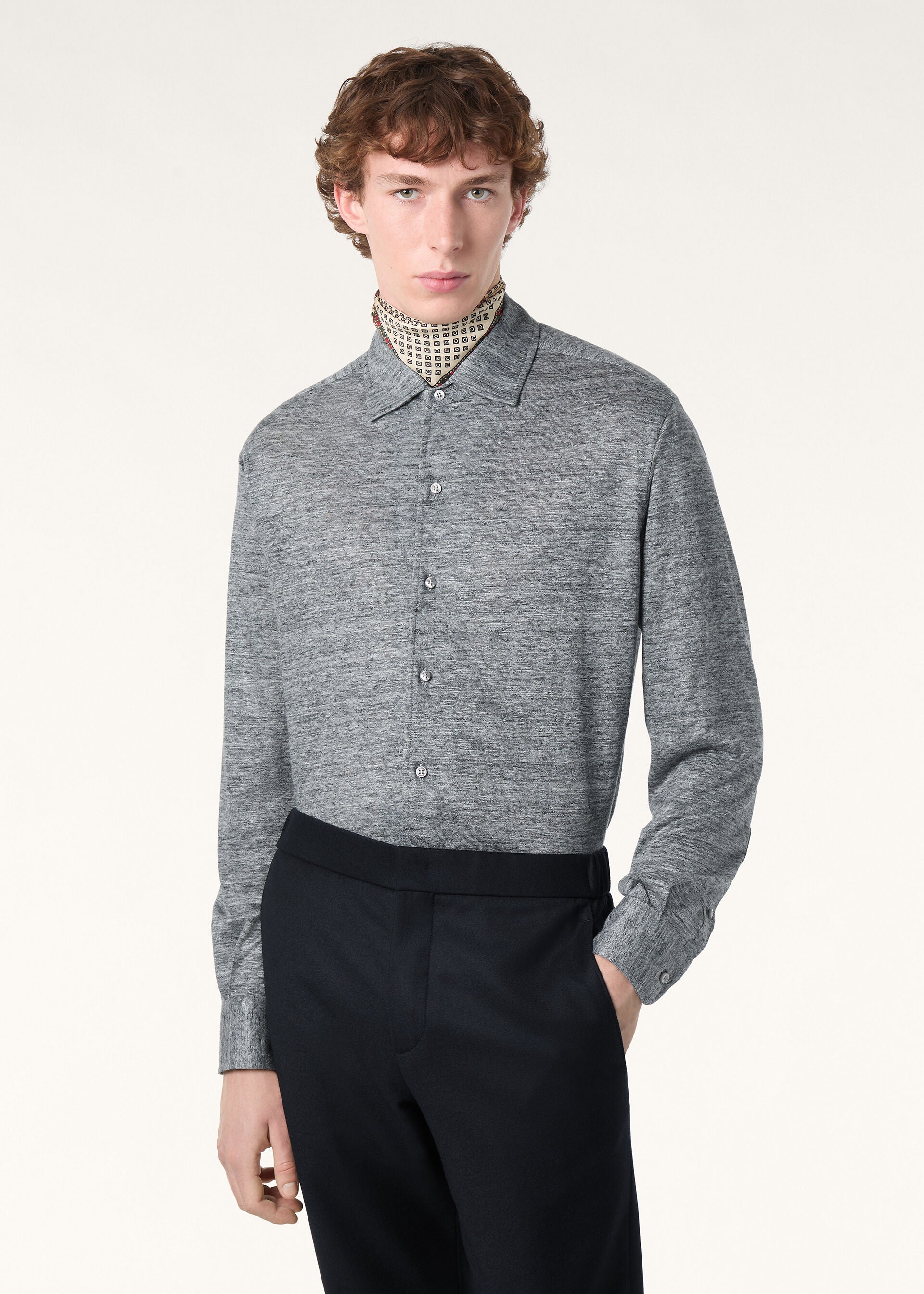 André Shirt - Flannel Melange