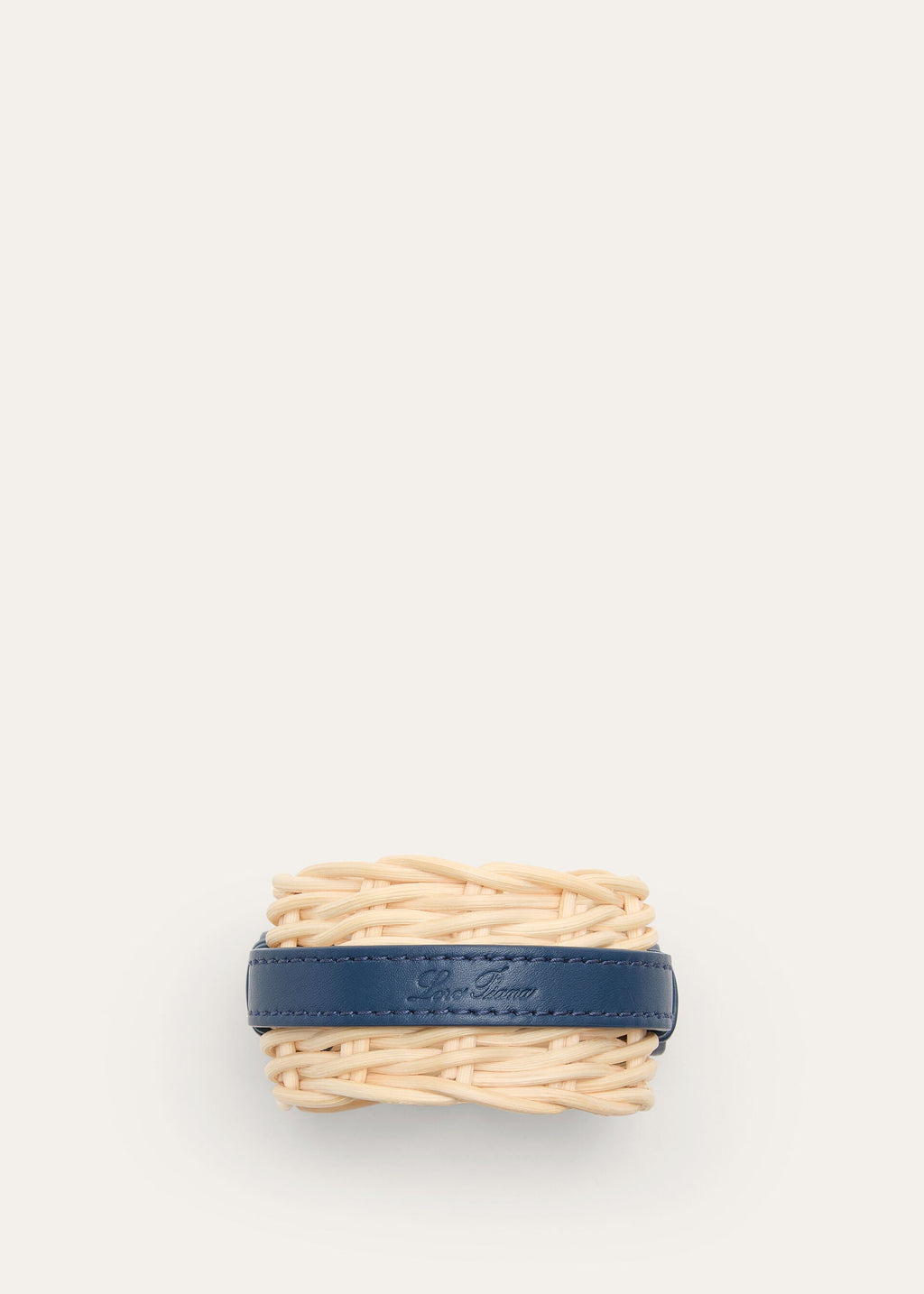 Wicker Napkin Holder - Malt/Ocean Heart