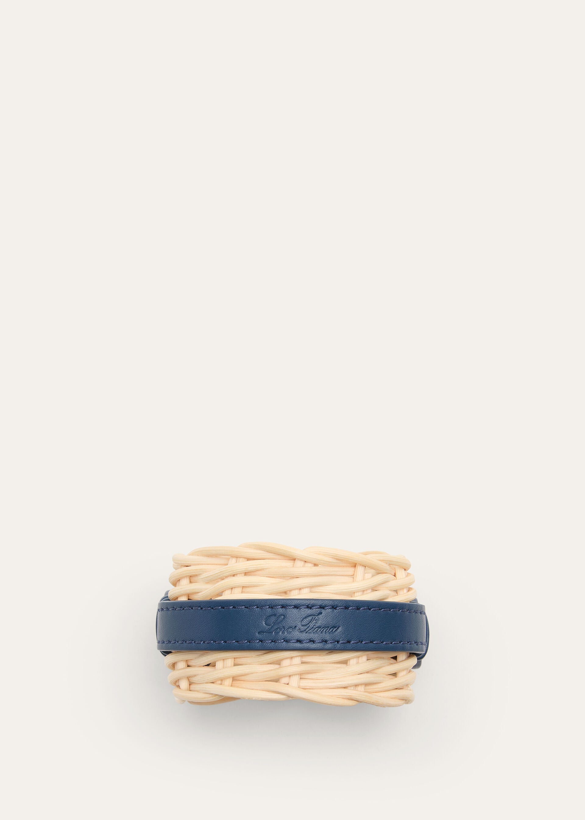 Wicker Napkin Holder - Malt/Ocean Heart