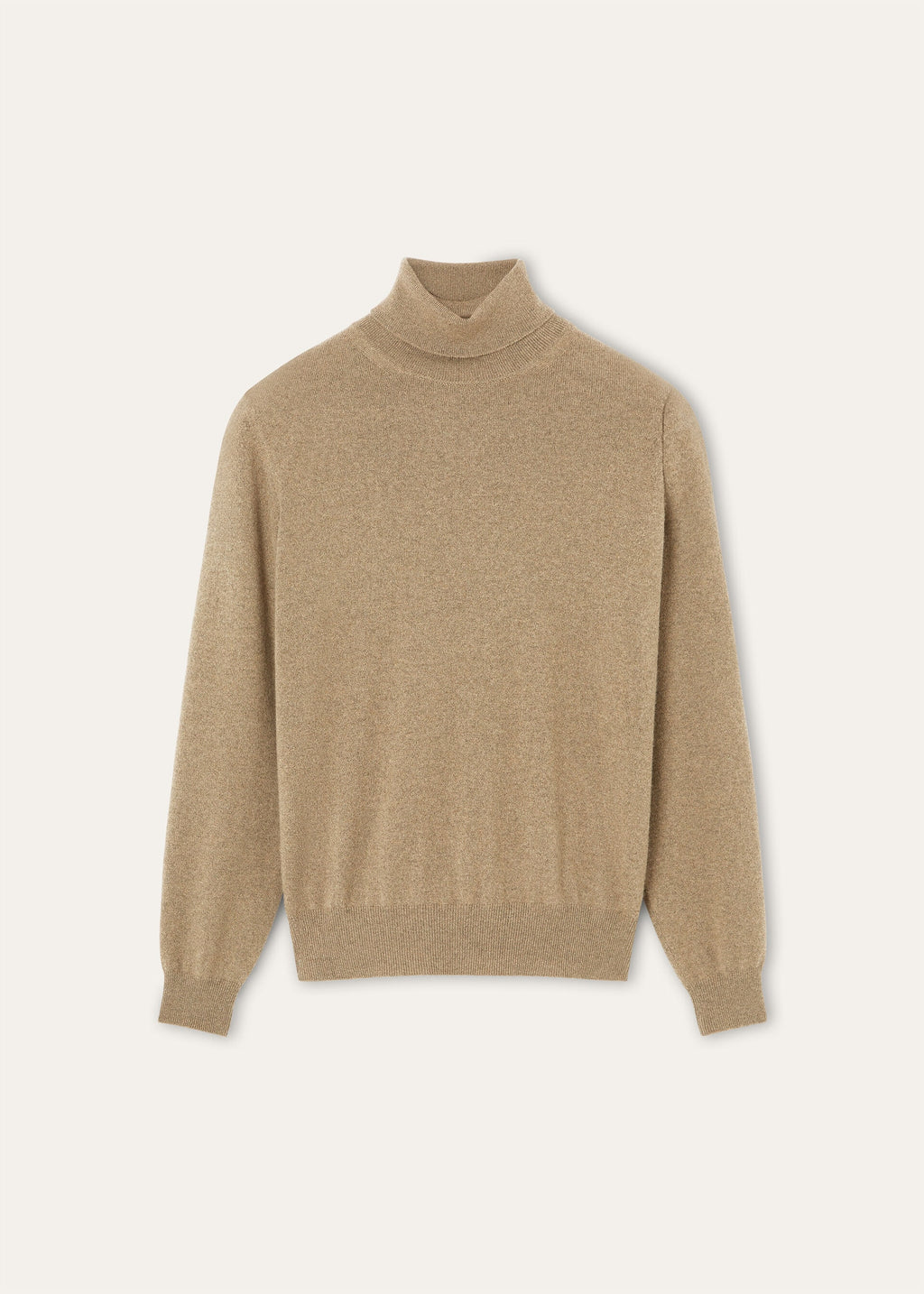 Classic Turtleneck - Wood Grain Melange