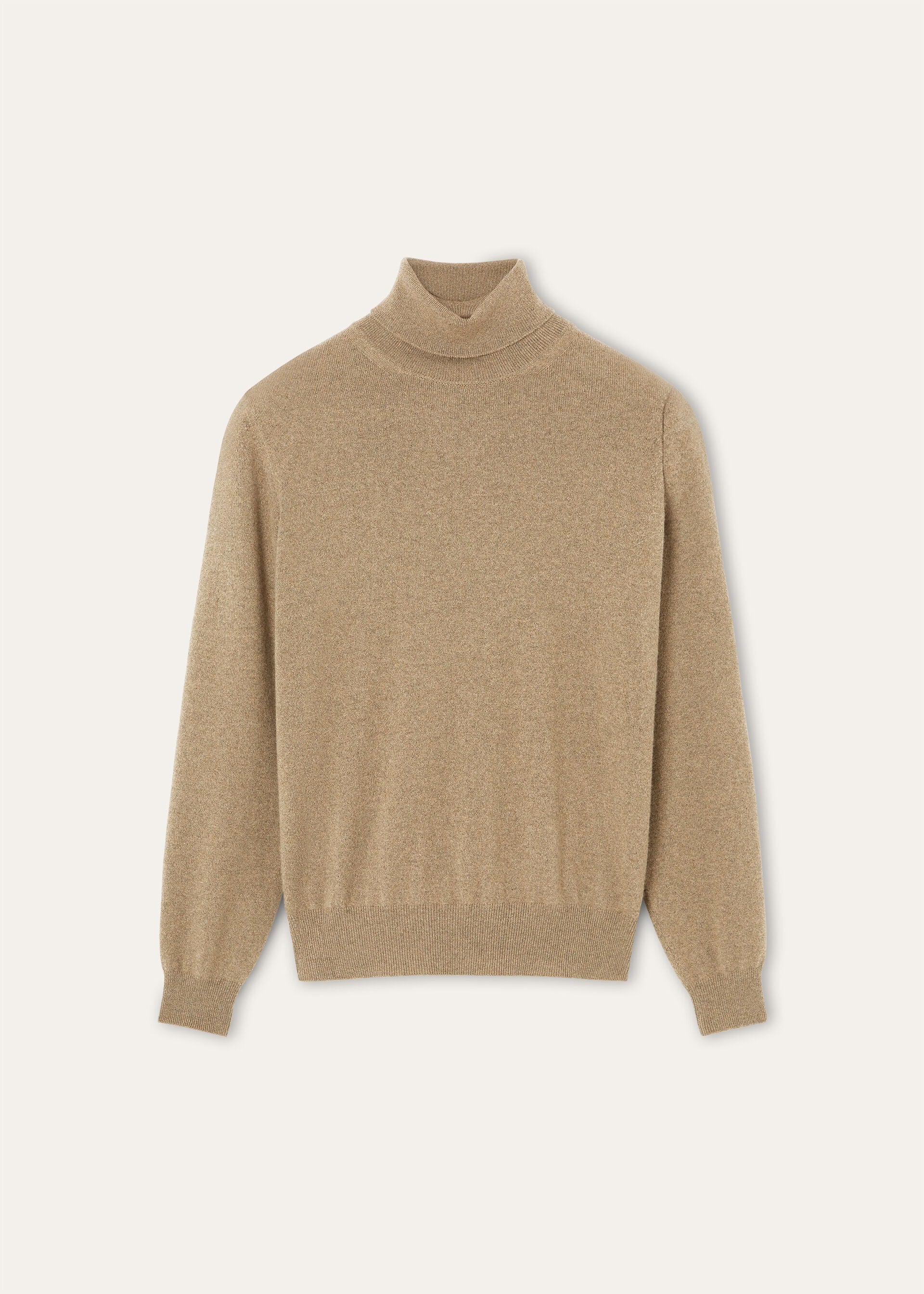 Classic Turtleneck - Wood Grain Melange
