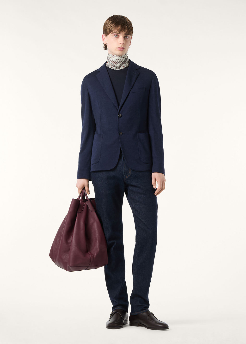 Sweater Jacket - Ombre Blue