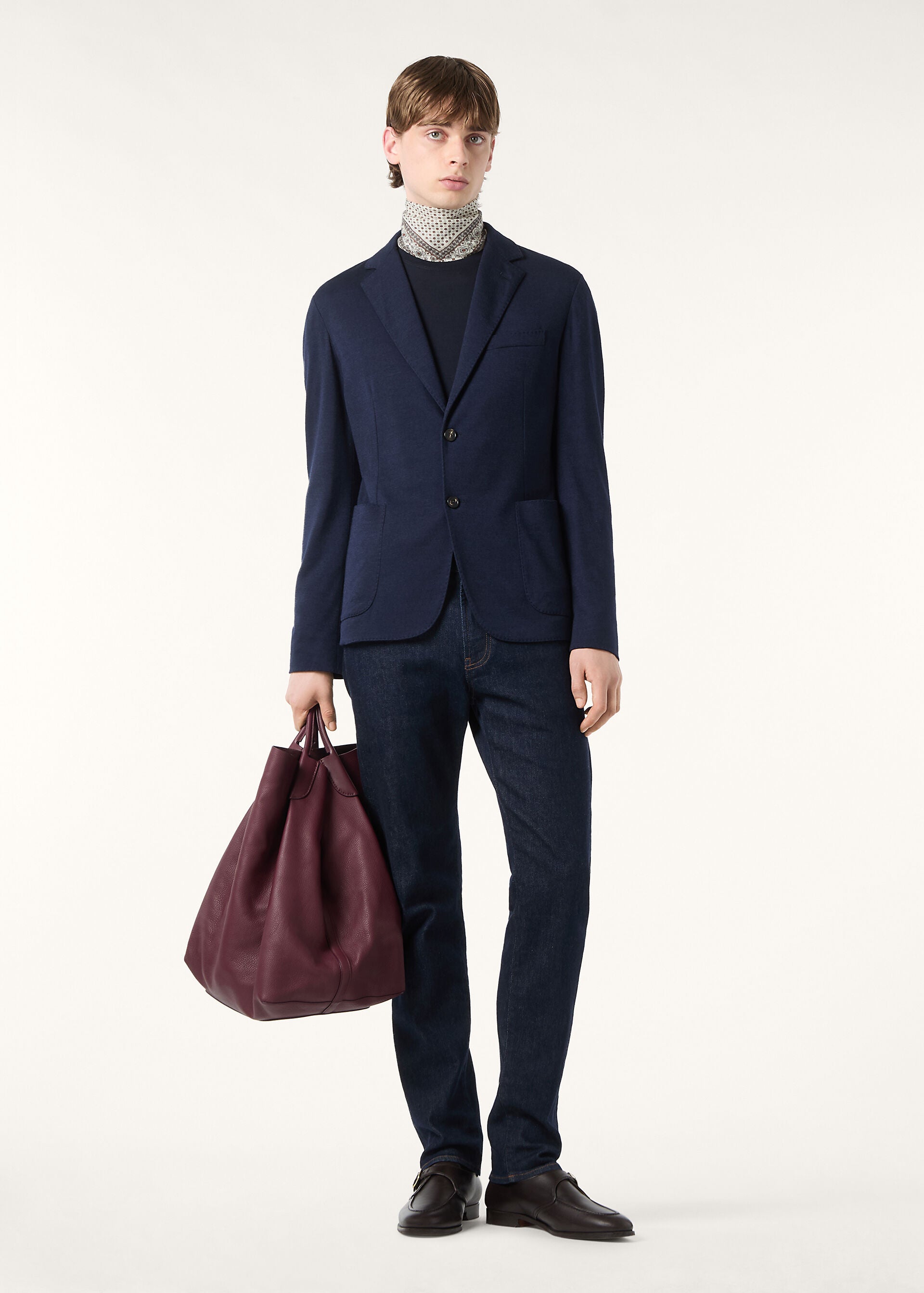 Sweater Jacket - Ombre Blue