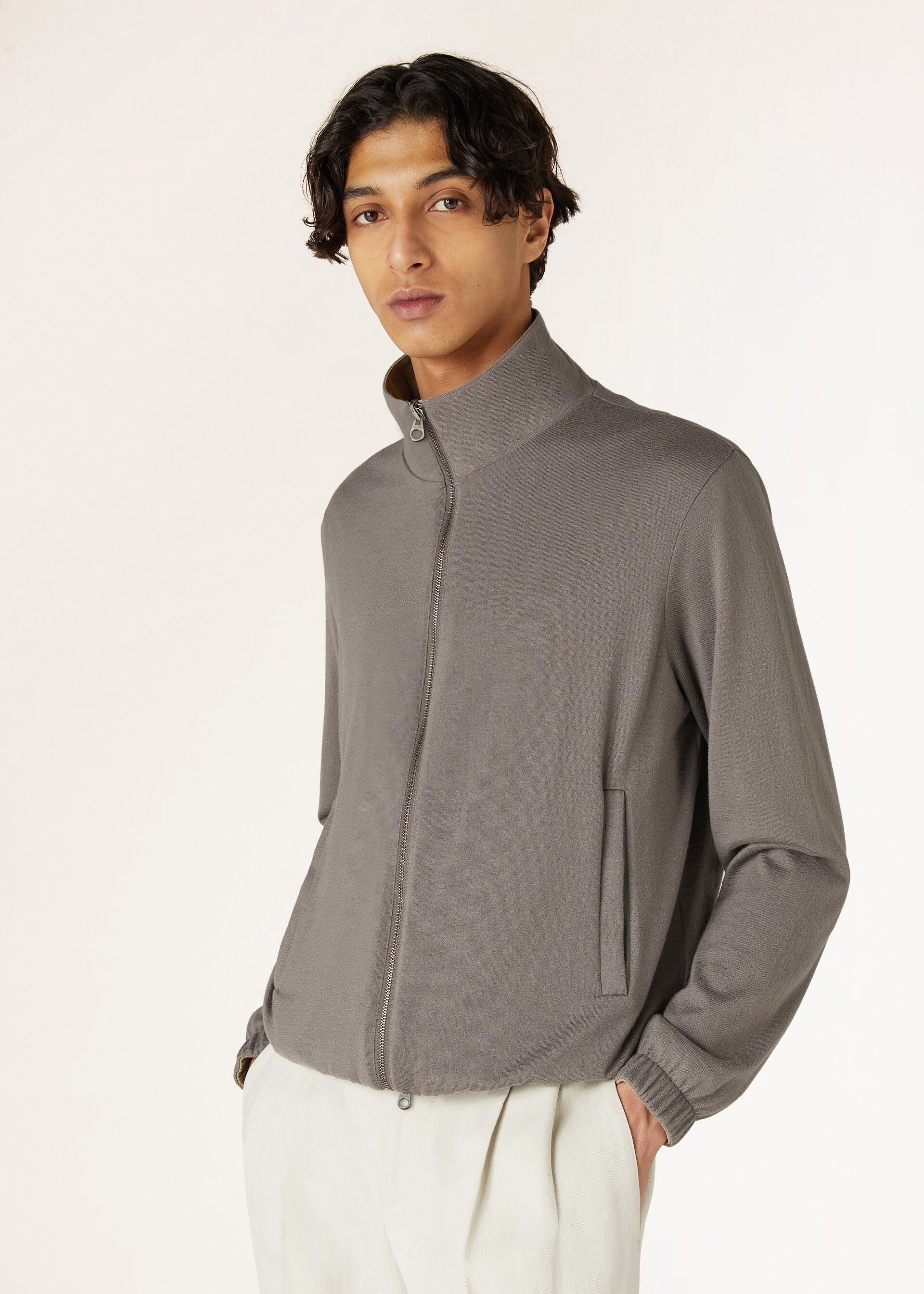 Loro Piana Bomber Jacket - Tobacco/Ermine Brown