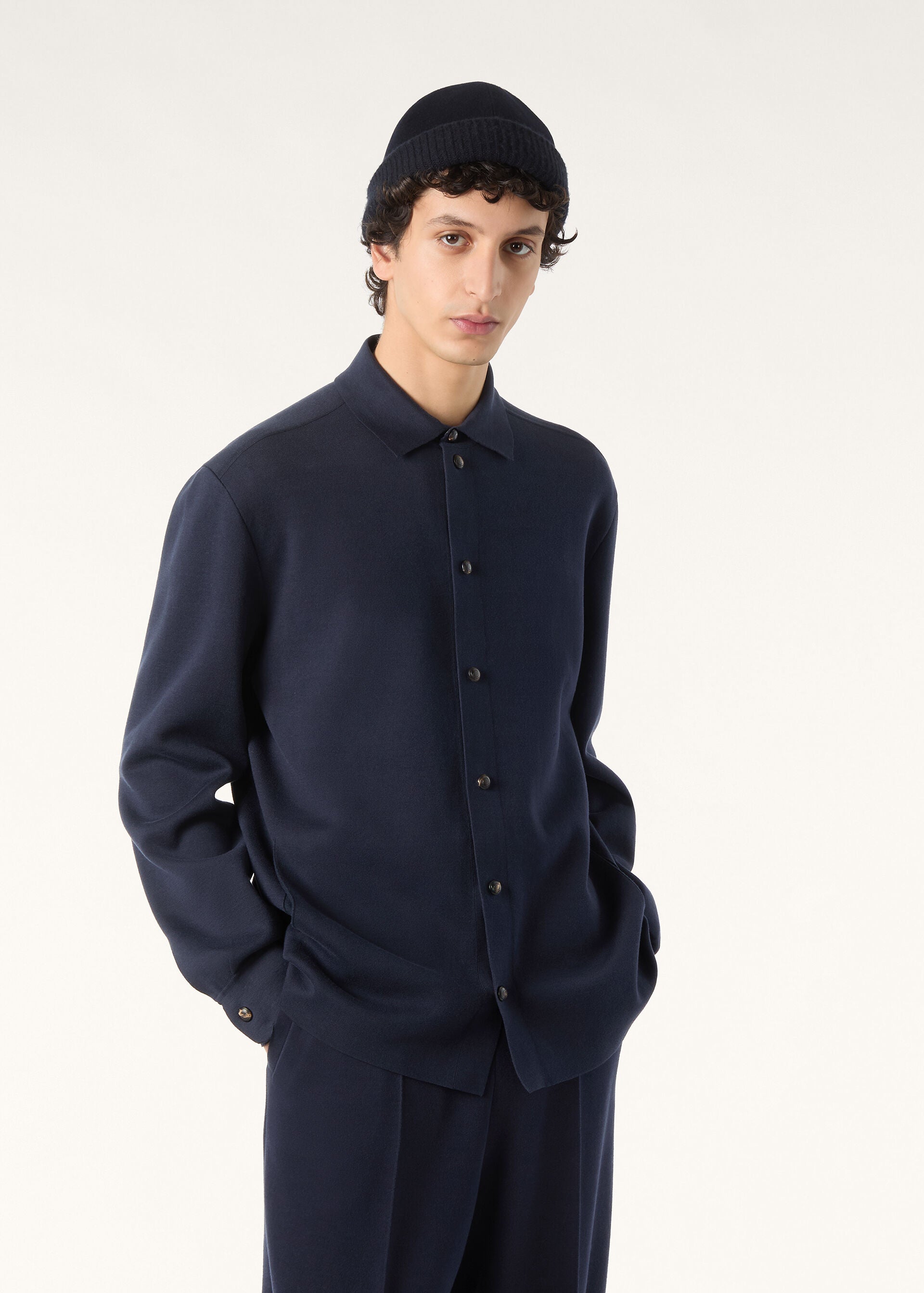 Agapanto Shirt - Navy Blue