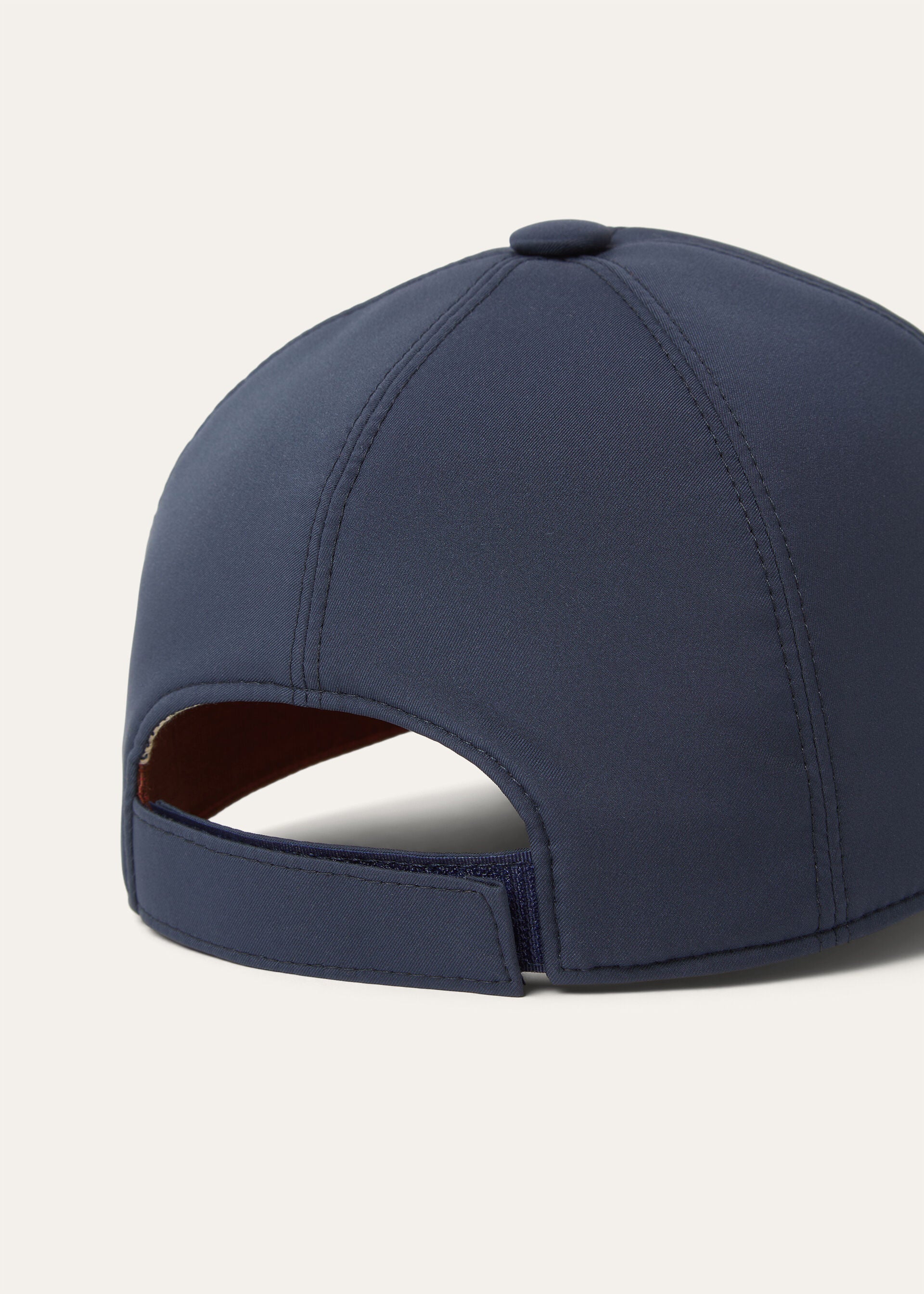 Baby Baseball Cap - Navy Blue/Ivory