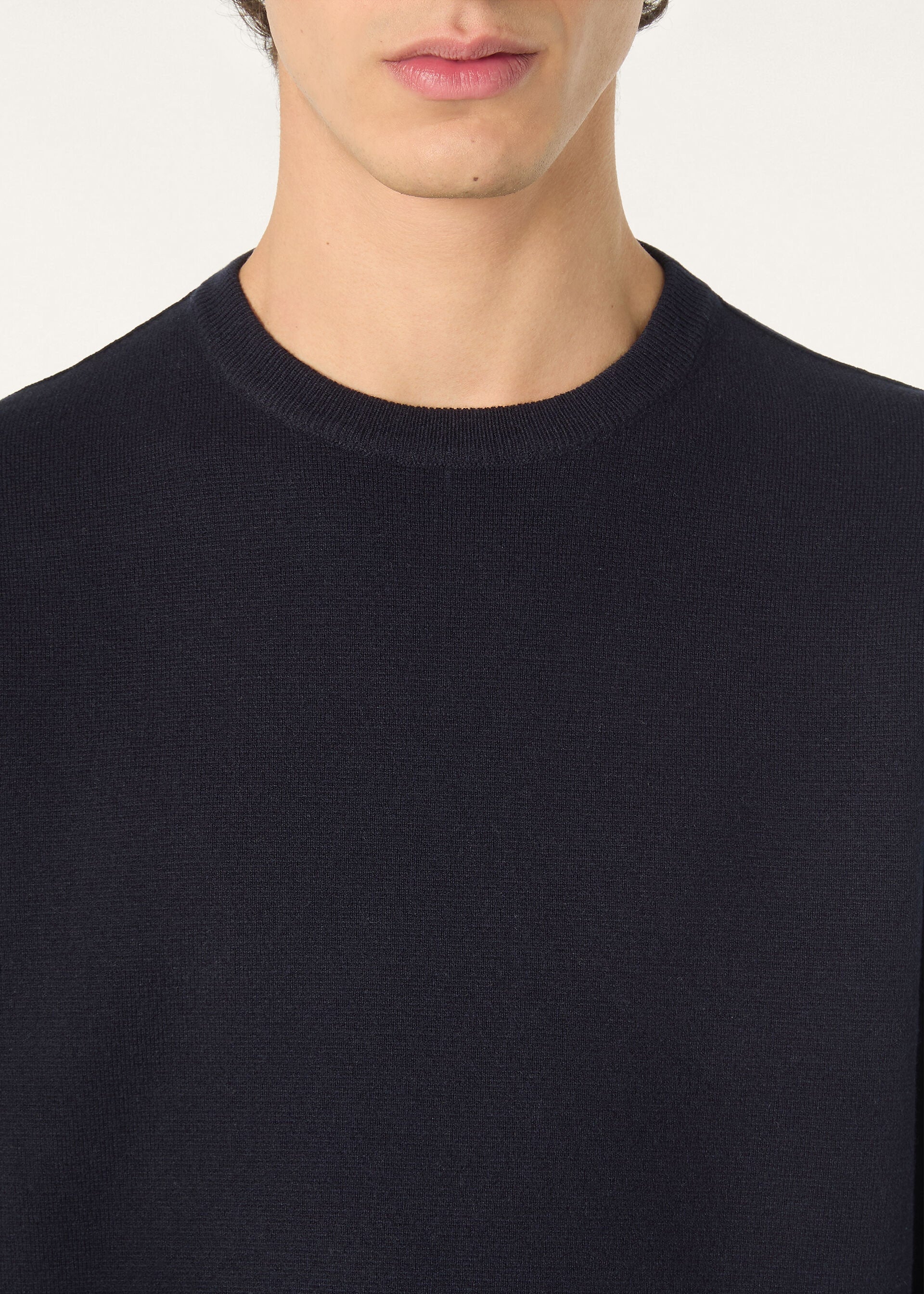 Breia Crewneck - Light Blue Navy