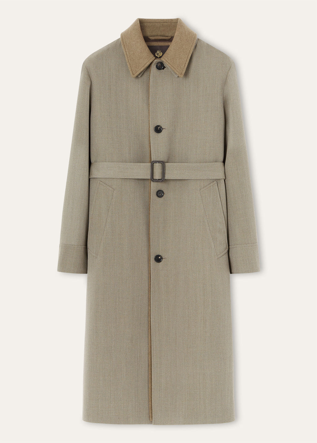 Winston Coat - Green Chevron