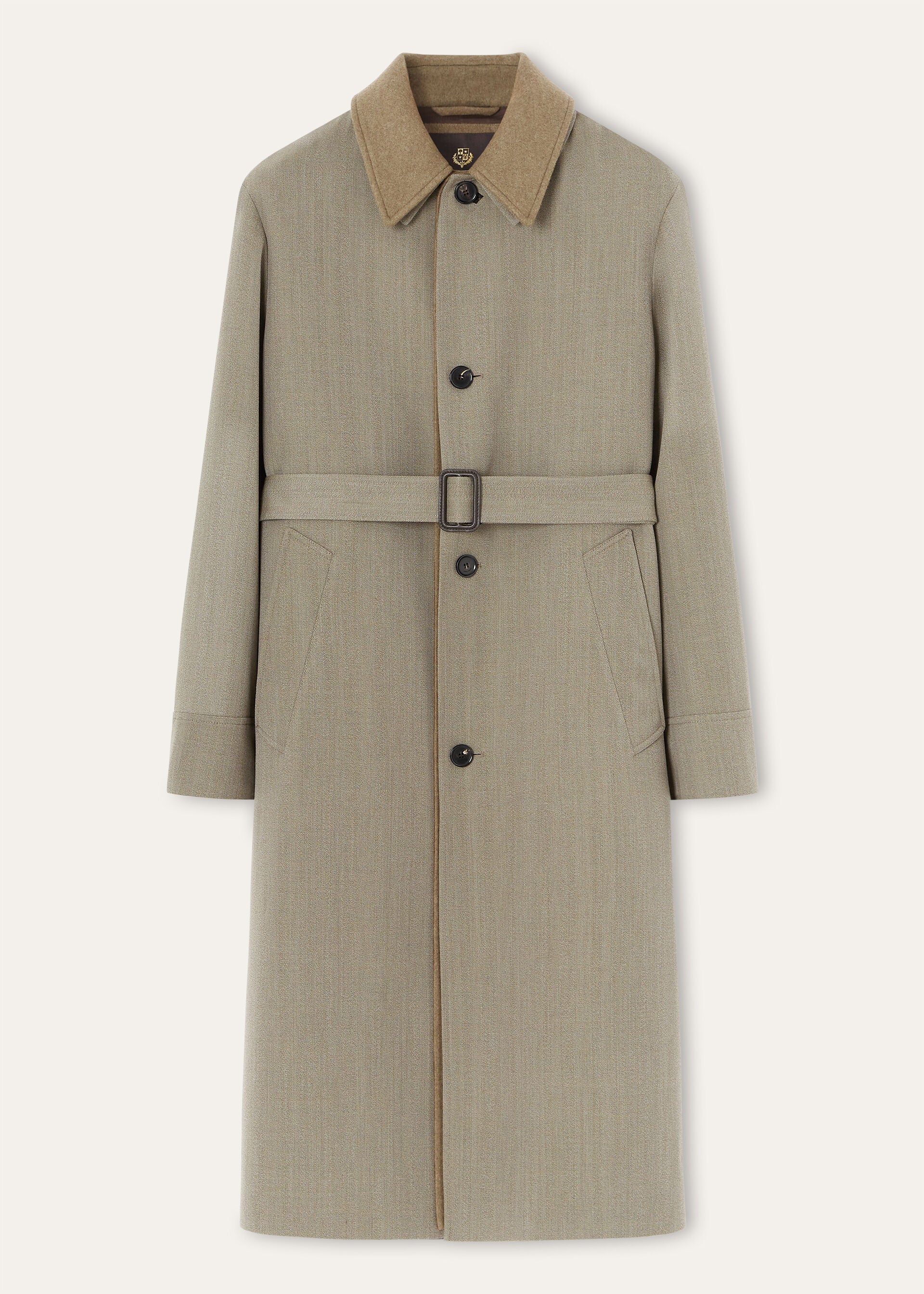 Winston Coat - Green Chevron