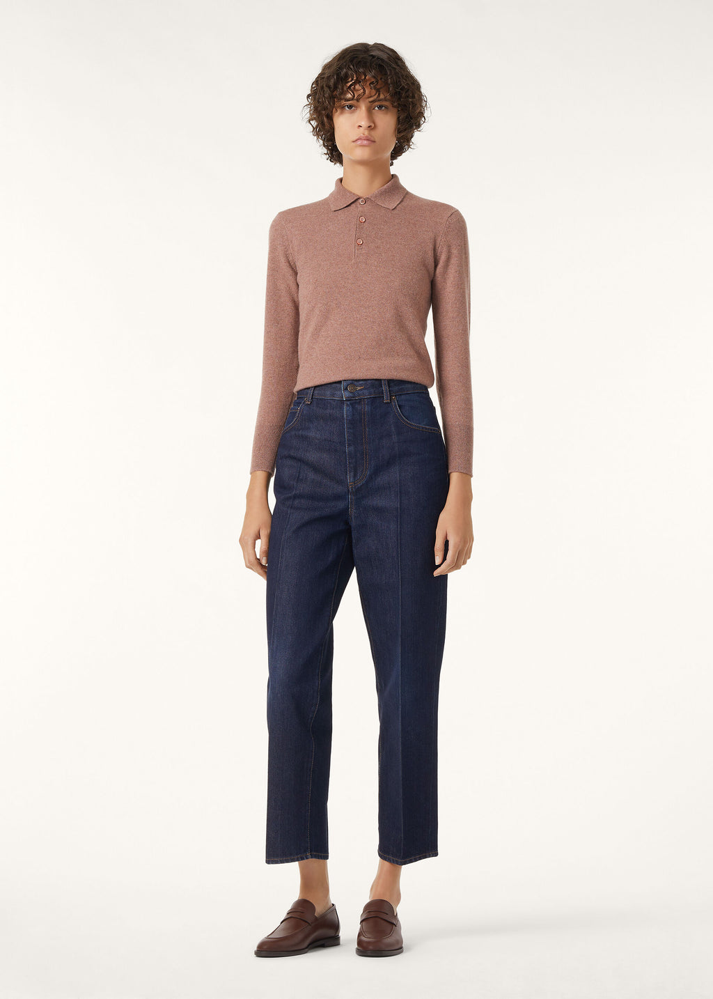 Loro Polo Shirt - Red Sand Melange