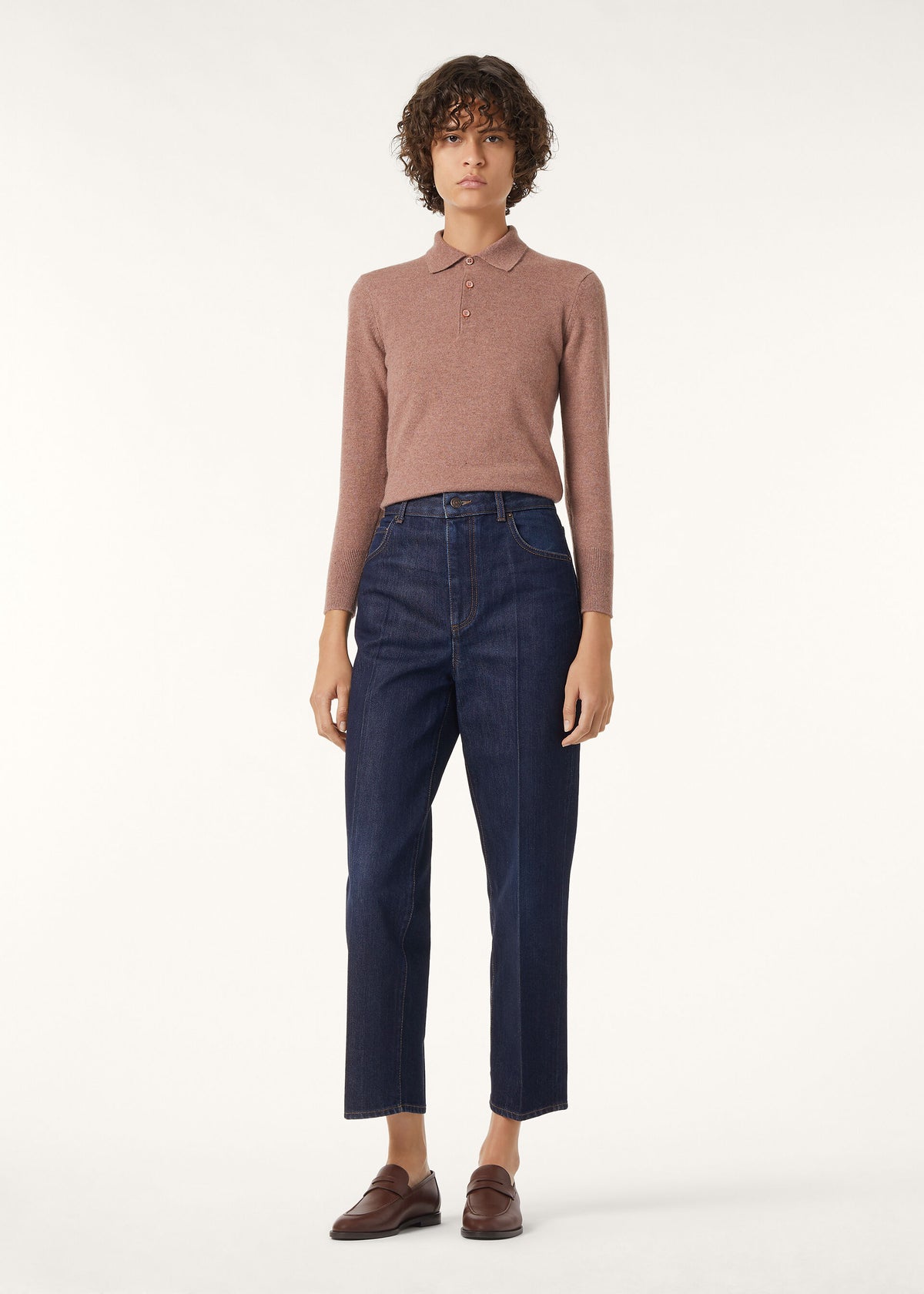Loro Polo Shirt - Red Sand Melange