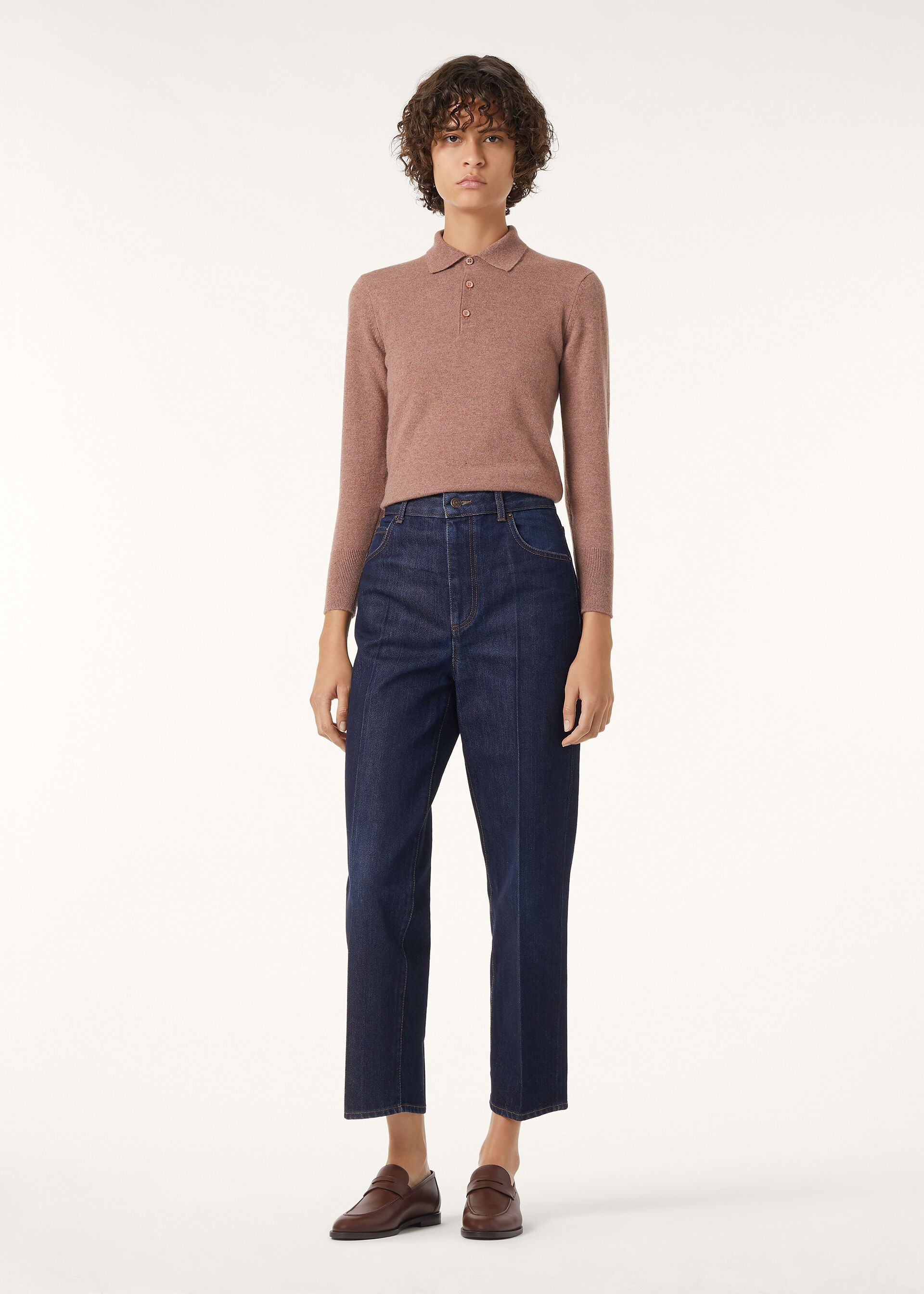 Loro Polo Shirt - Red Sand Melange