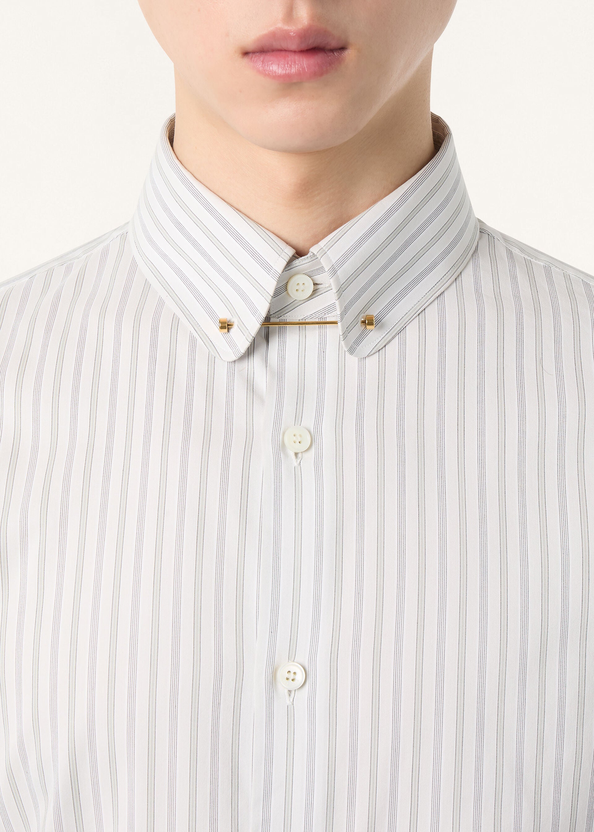 Elia Shirt - Grey Stripe