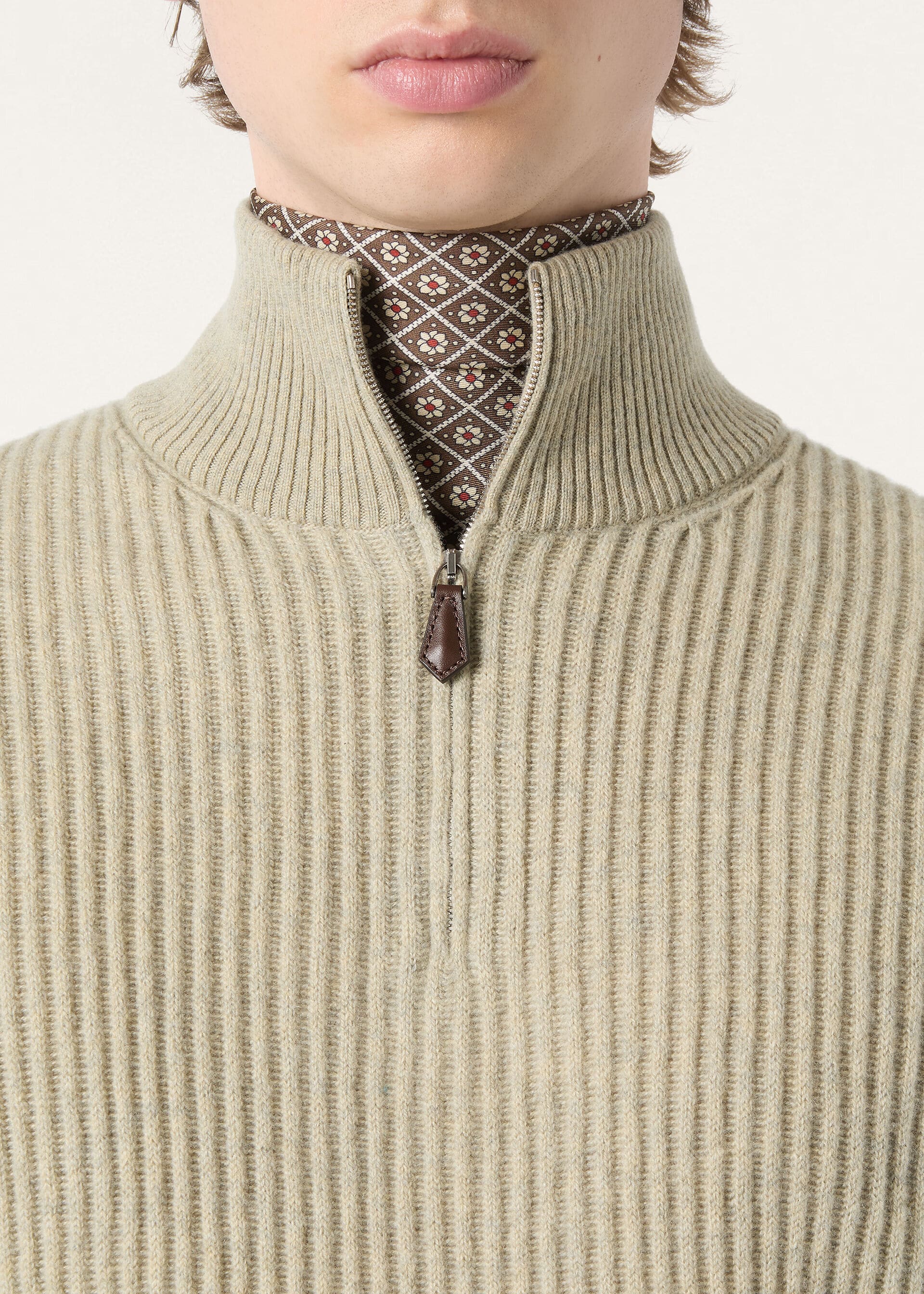 Plane Tree Sweater - Fall Green Melange