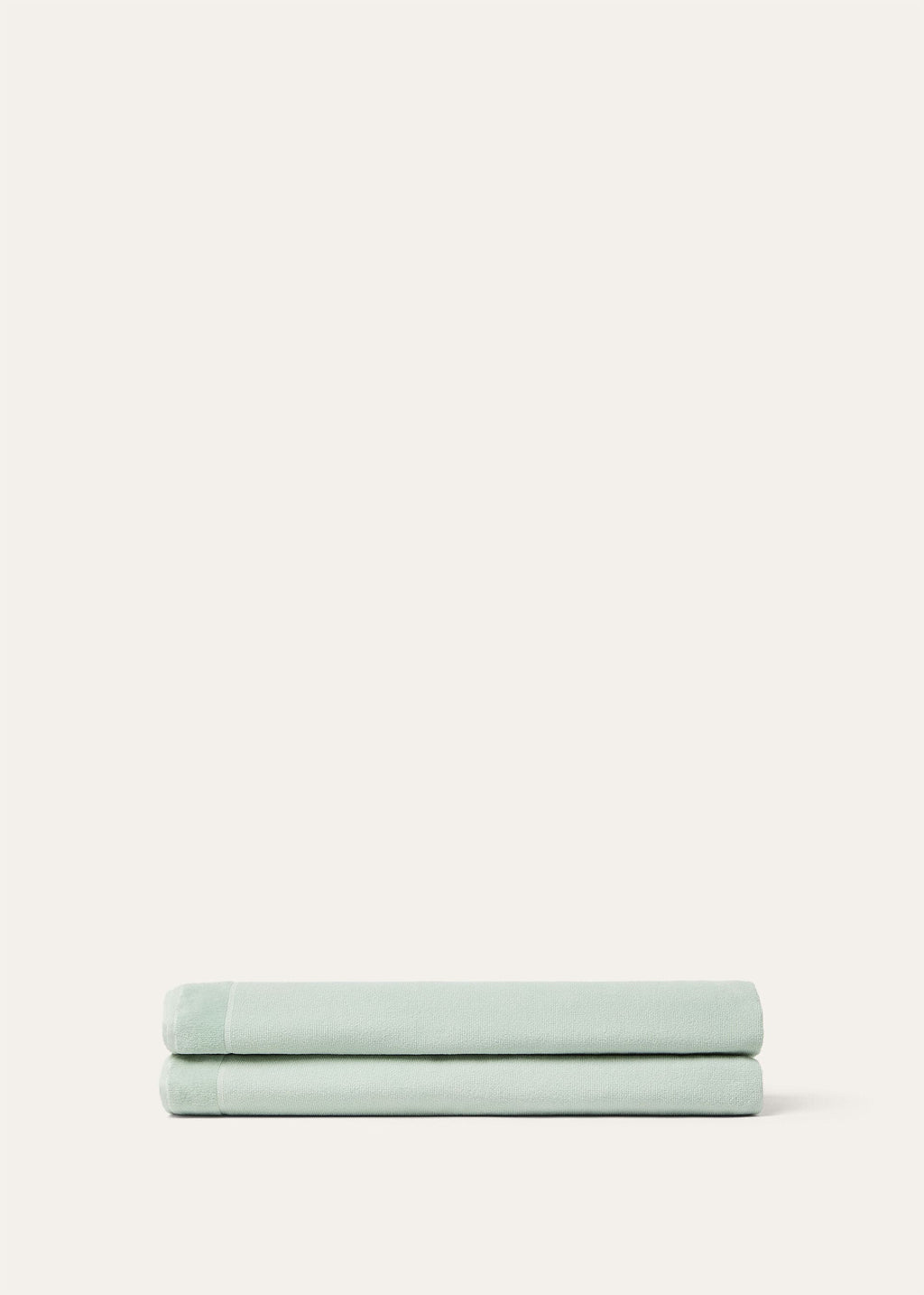 Crest Bath Towel - Pale Mint