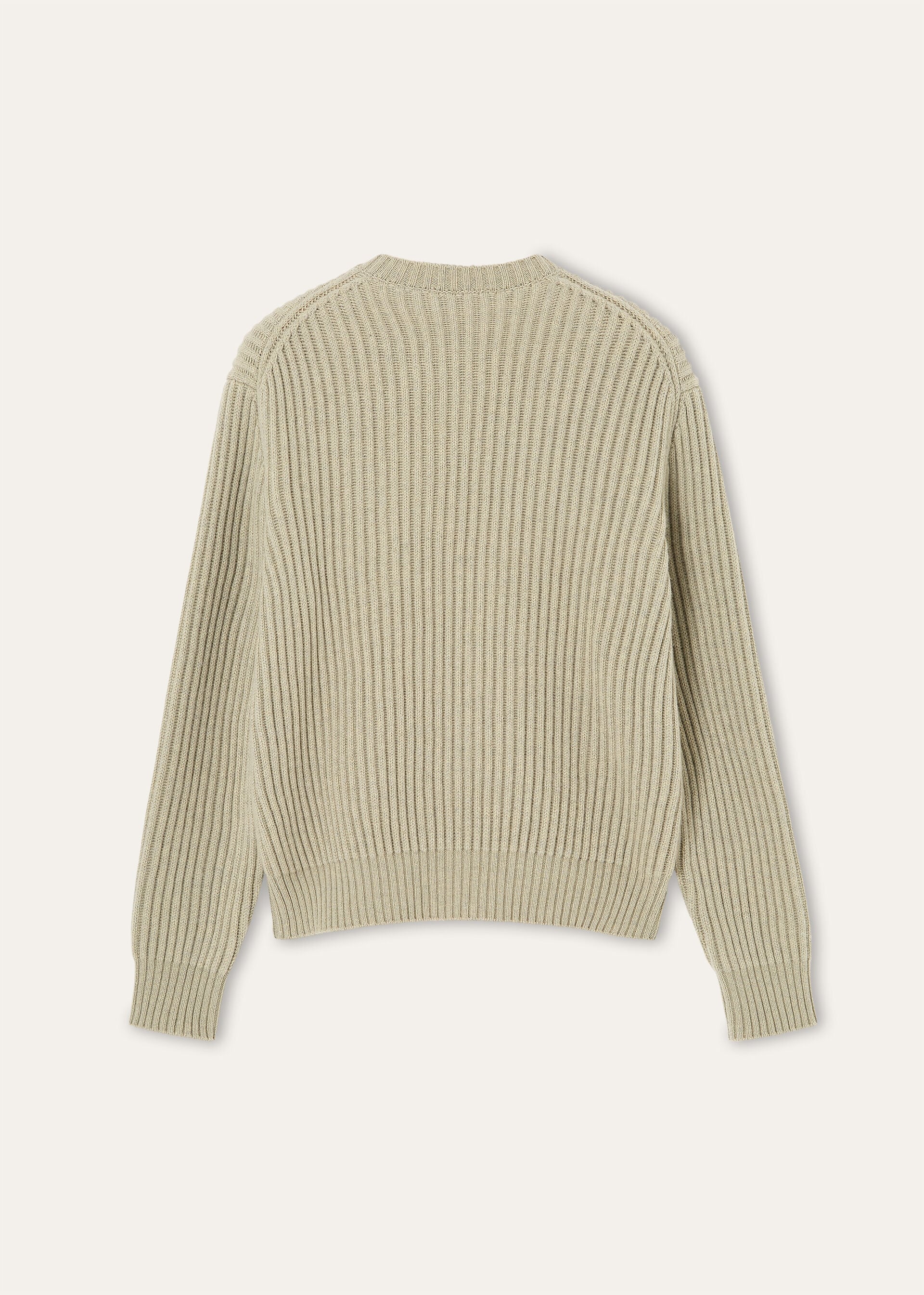 Plane Tree Crewneck - Fall Green Melange