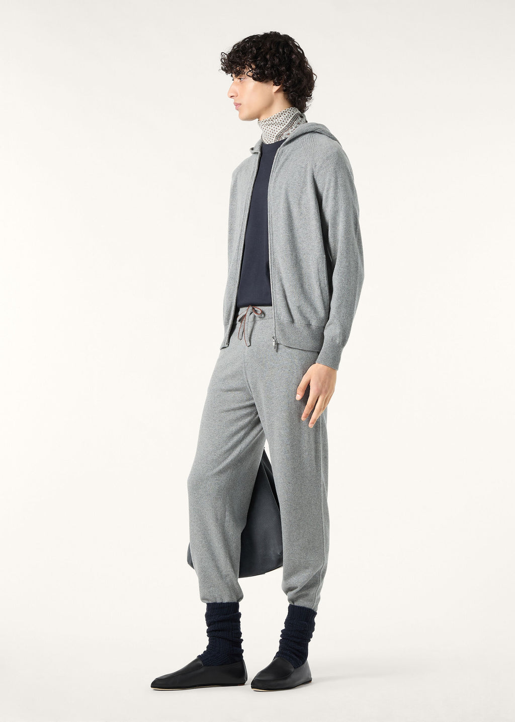 Merano Bomber Jacket - Flannel Melange