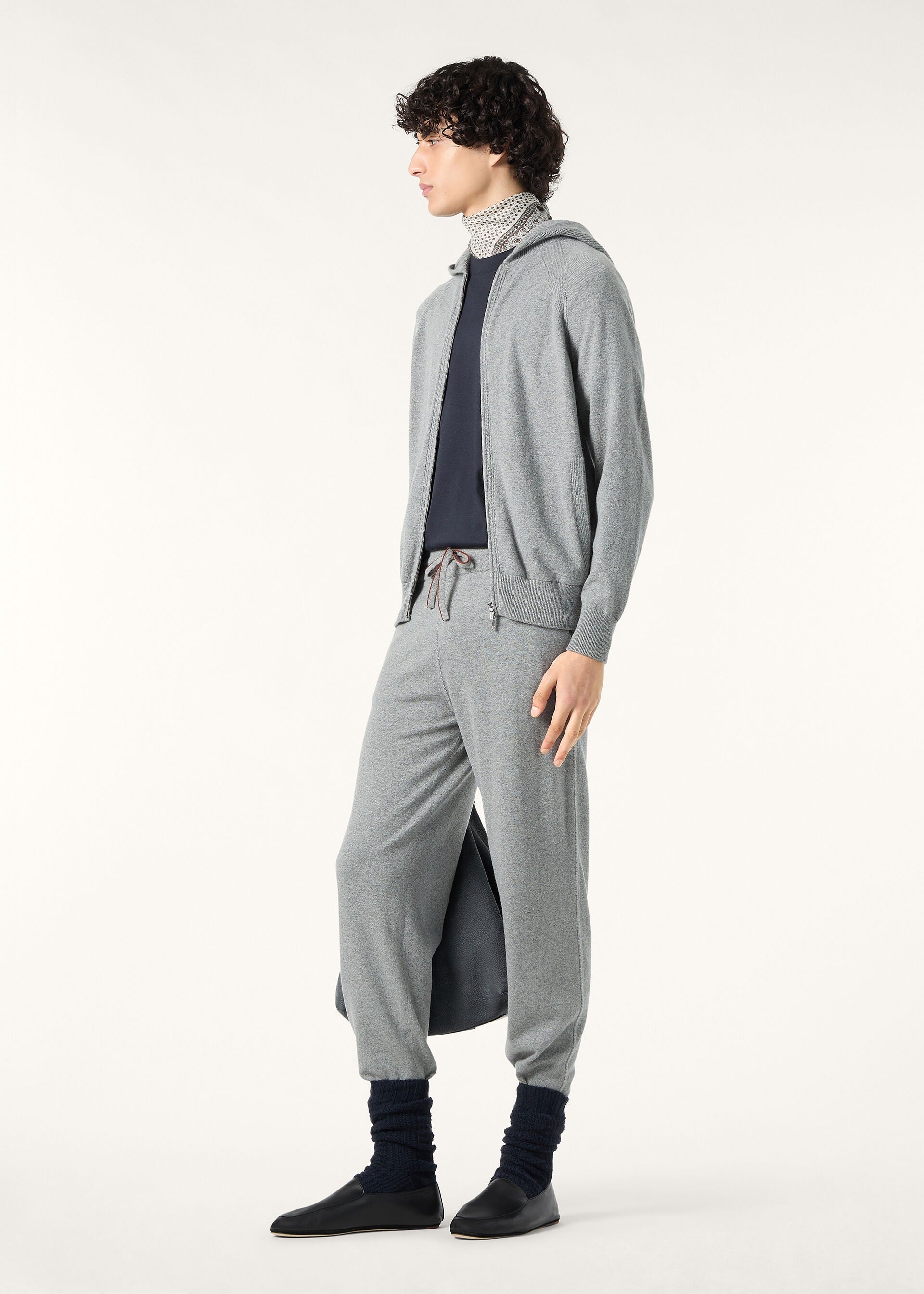 Merano Bomber Jacket - Flannel Melange