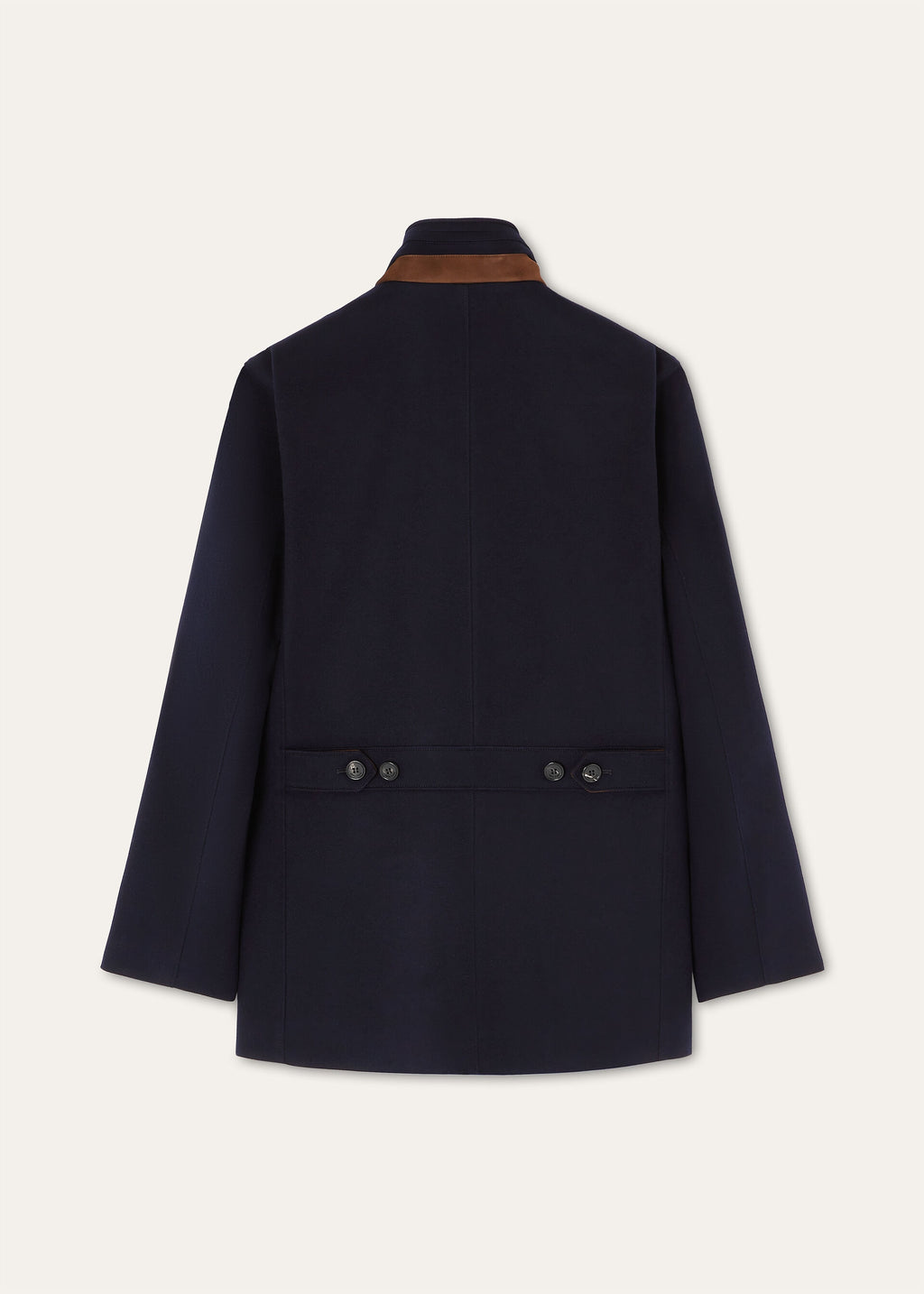 Winter Voyager Caban Jacket - Light Midnight Blue