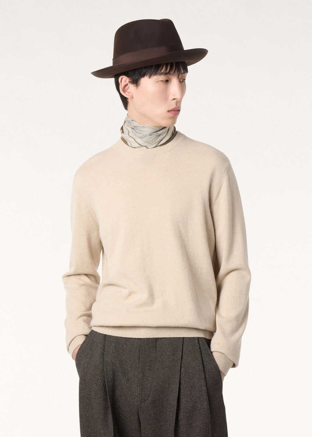 Classic Crewneck - Natural Melange