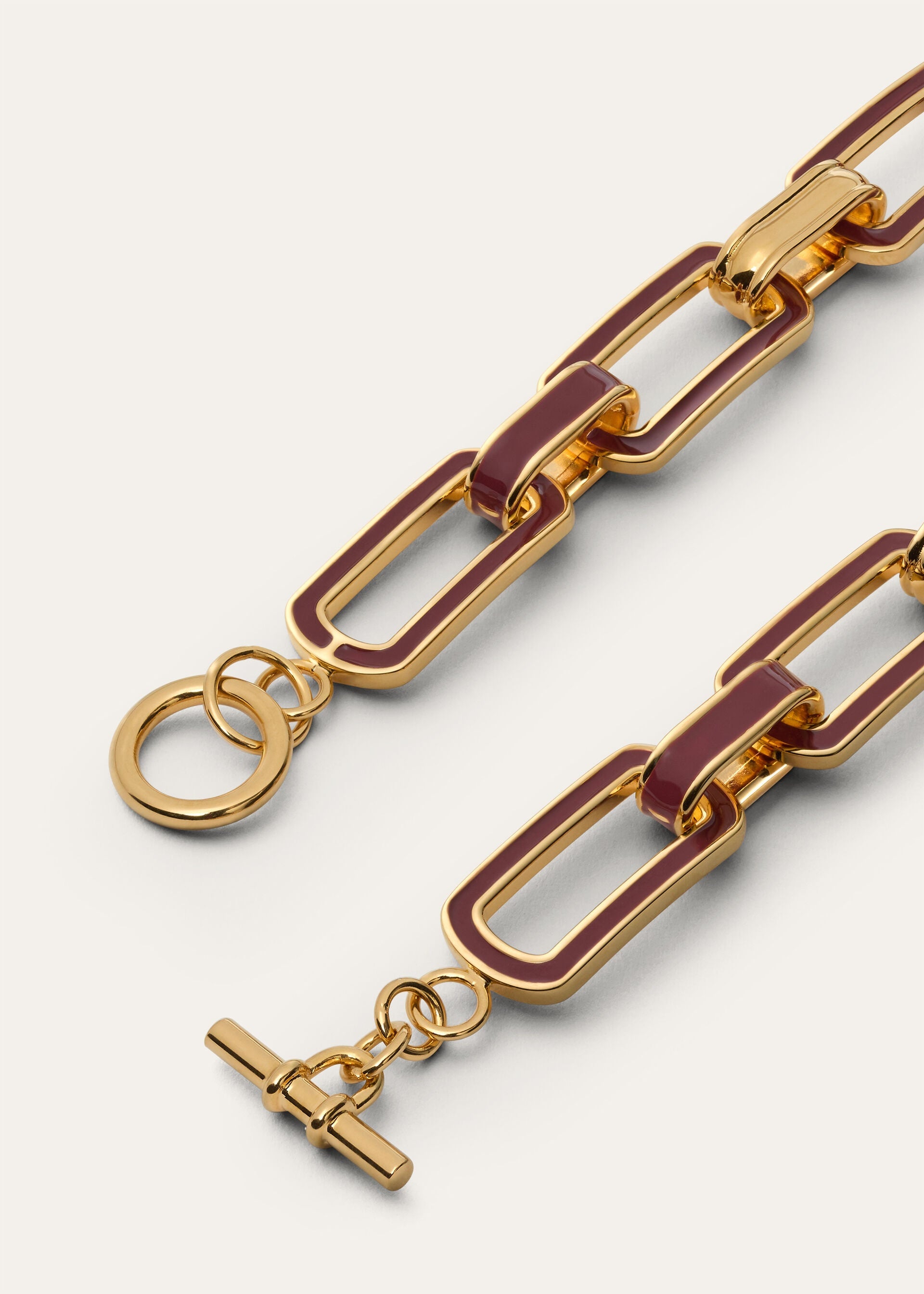 Link Chain Necklace - Sun Gold/Deep Kummel