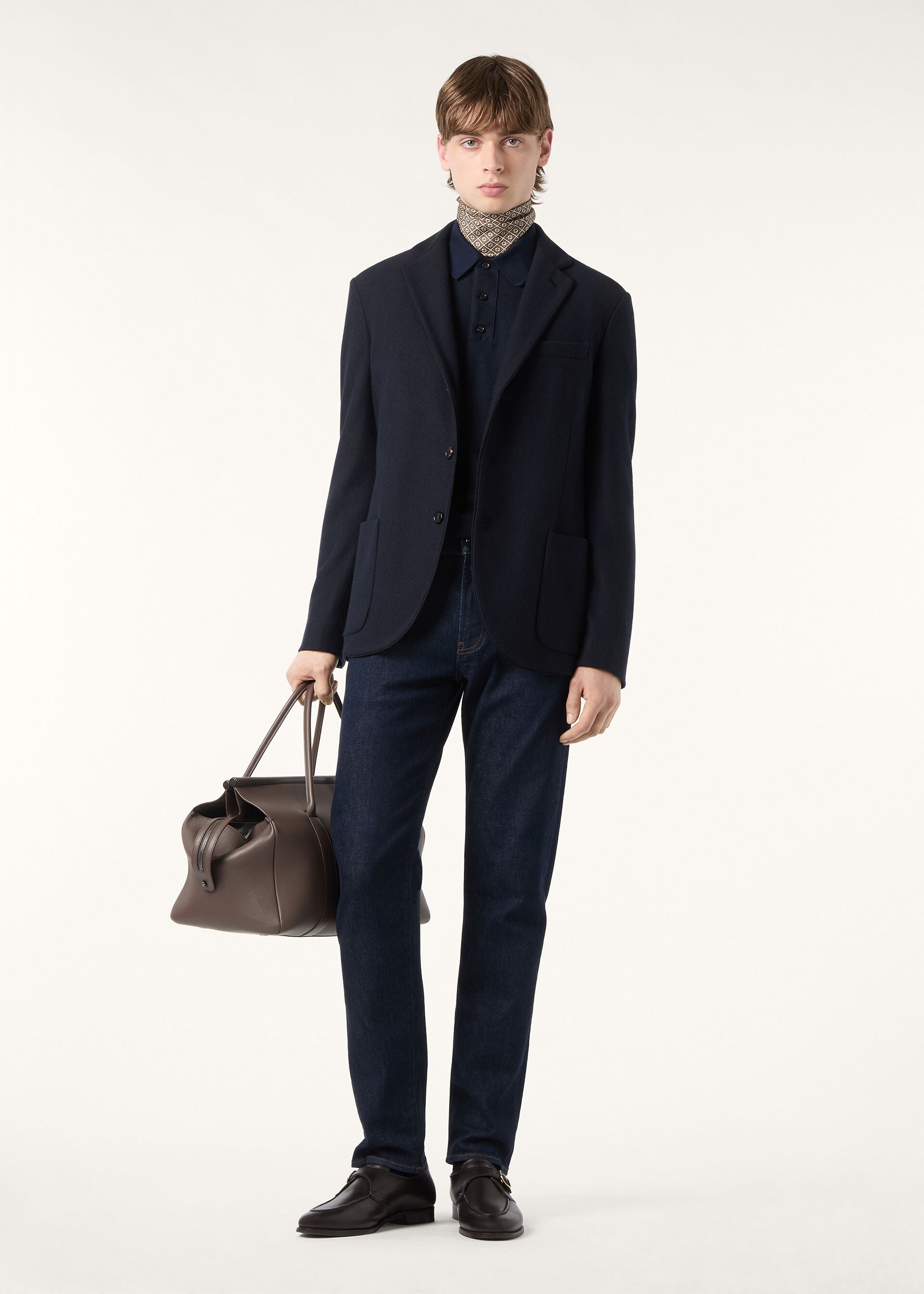 Sweater Jacket - Navy Blue