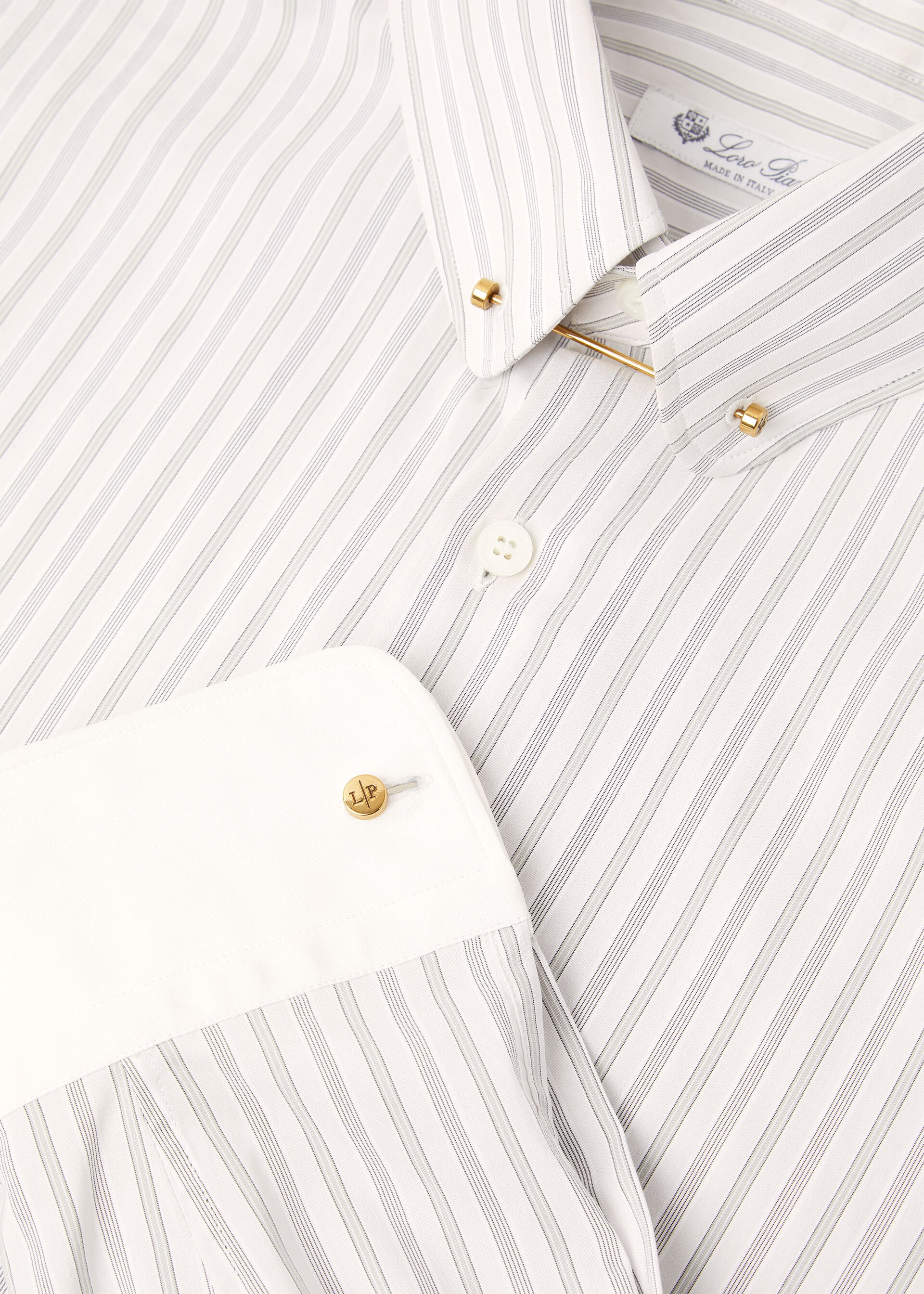Elia Shirt - Grey Stripe