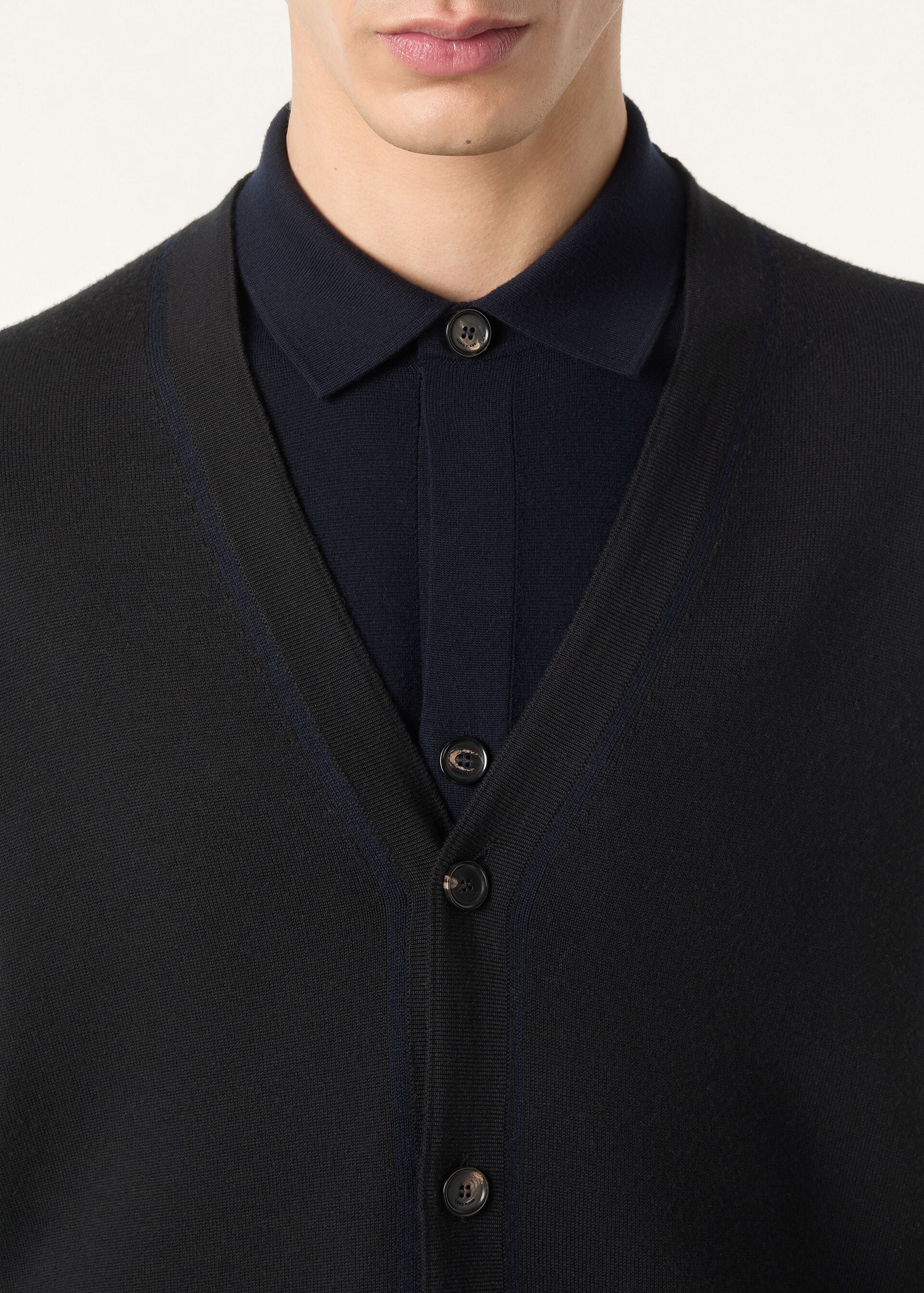 The Gift of Kings® Cardigan - Black/Blue
