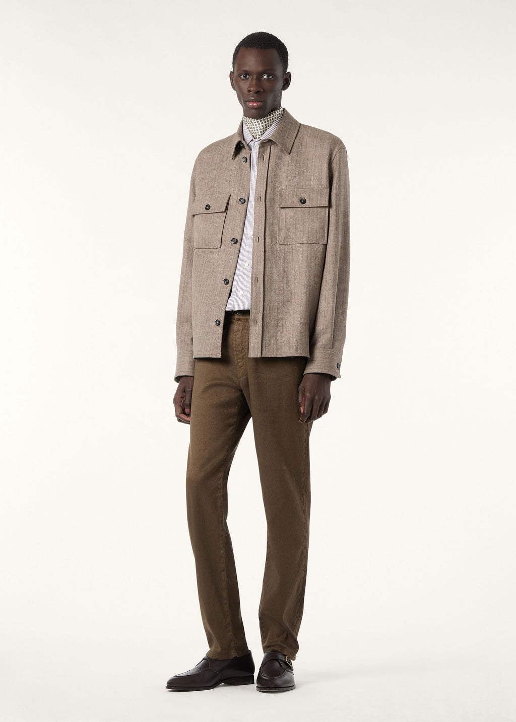 André Shirt - Ebony Stripe
