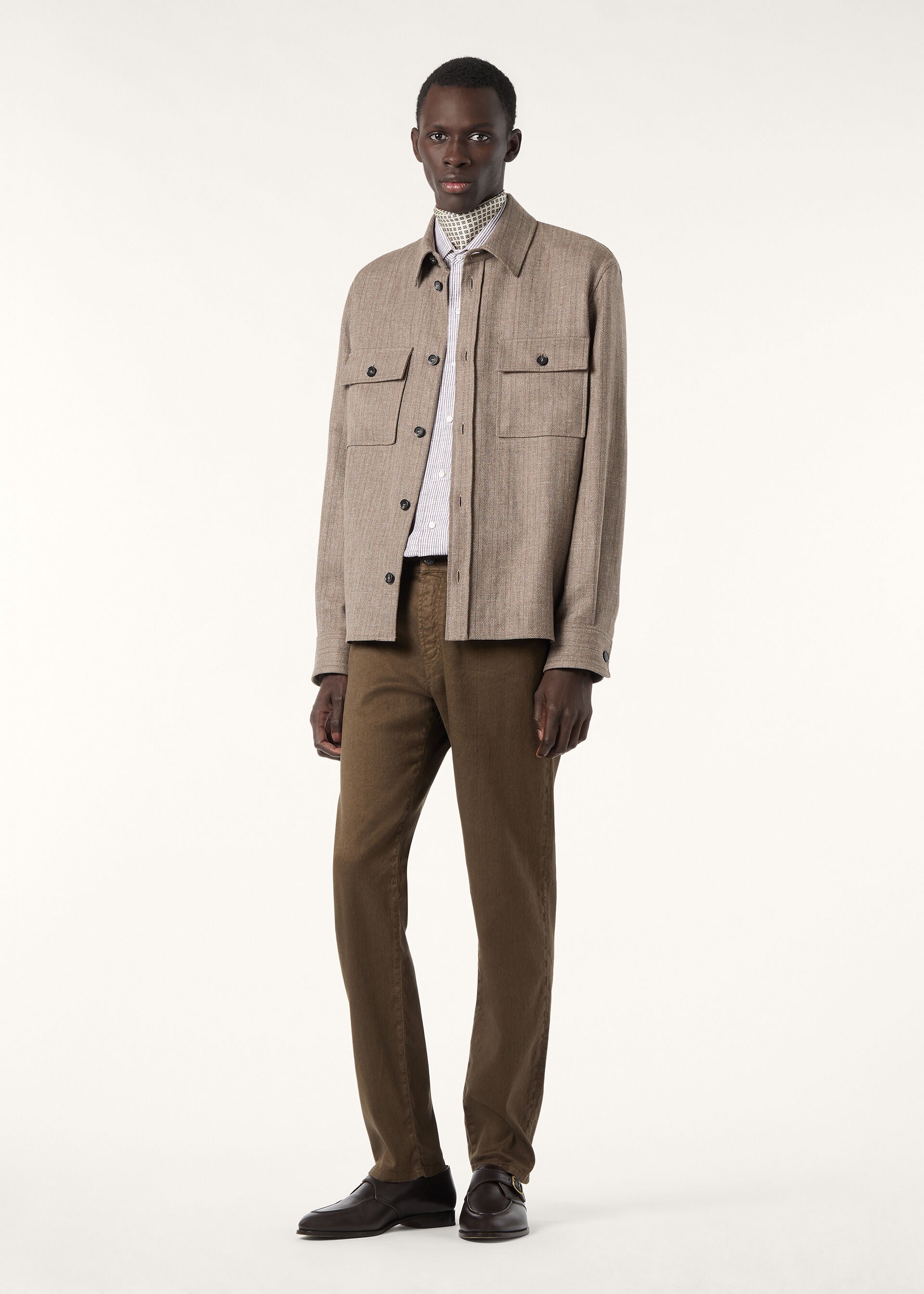 André Shirt - Ebony Stripe