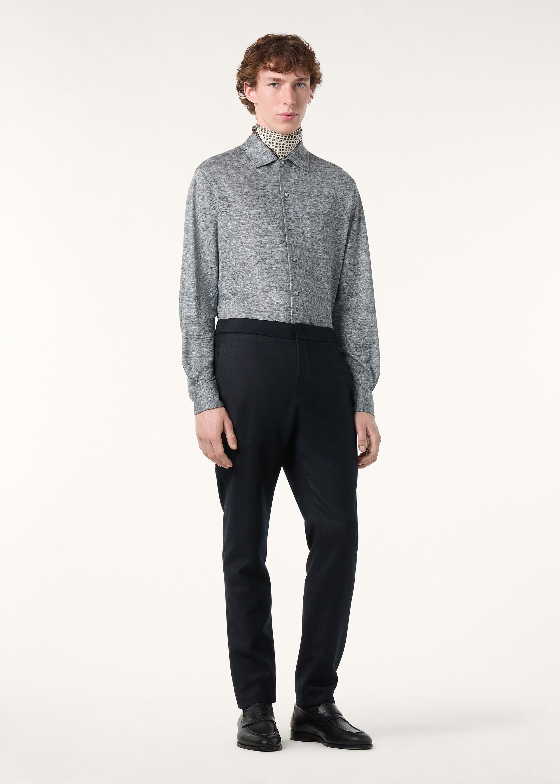 André Shirt - Flannel Melange