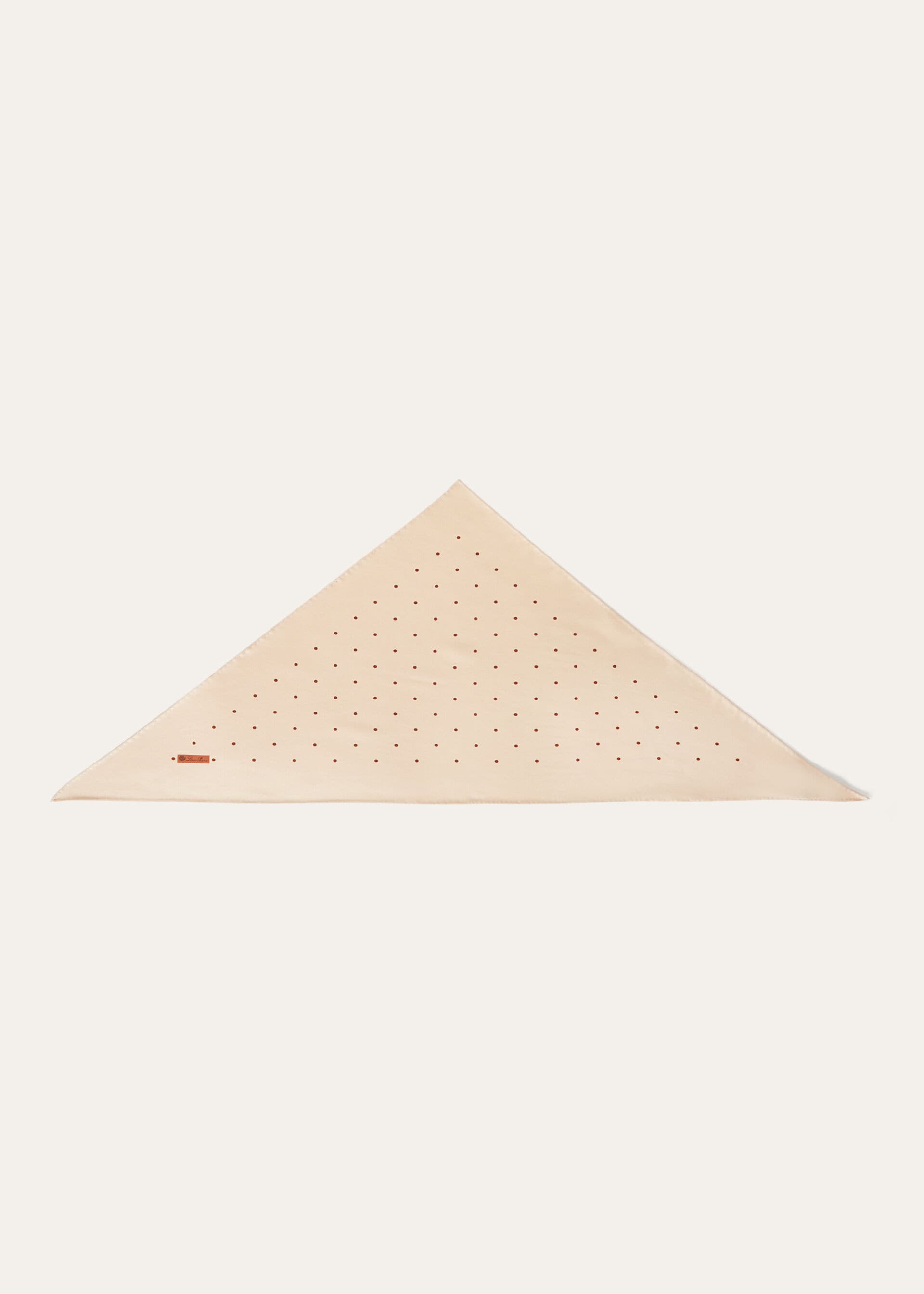 Triangle Scarf 90x60 - Lotus Root/Brown