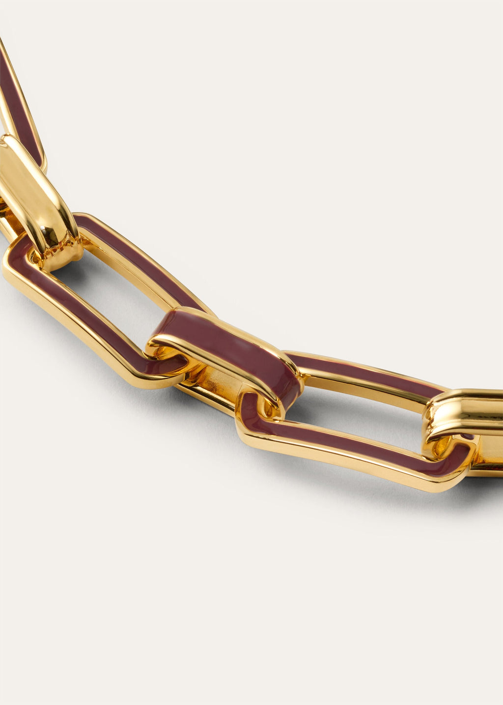 Link Chain Necklace - Sun Gold/Deep Kummel