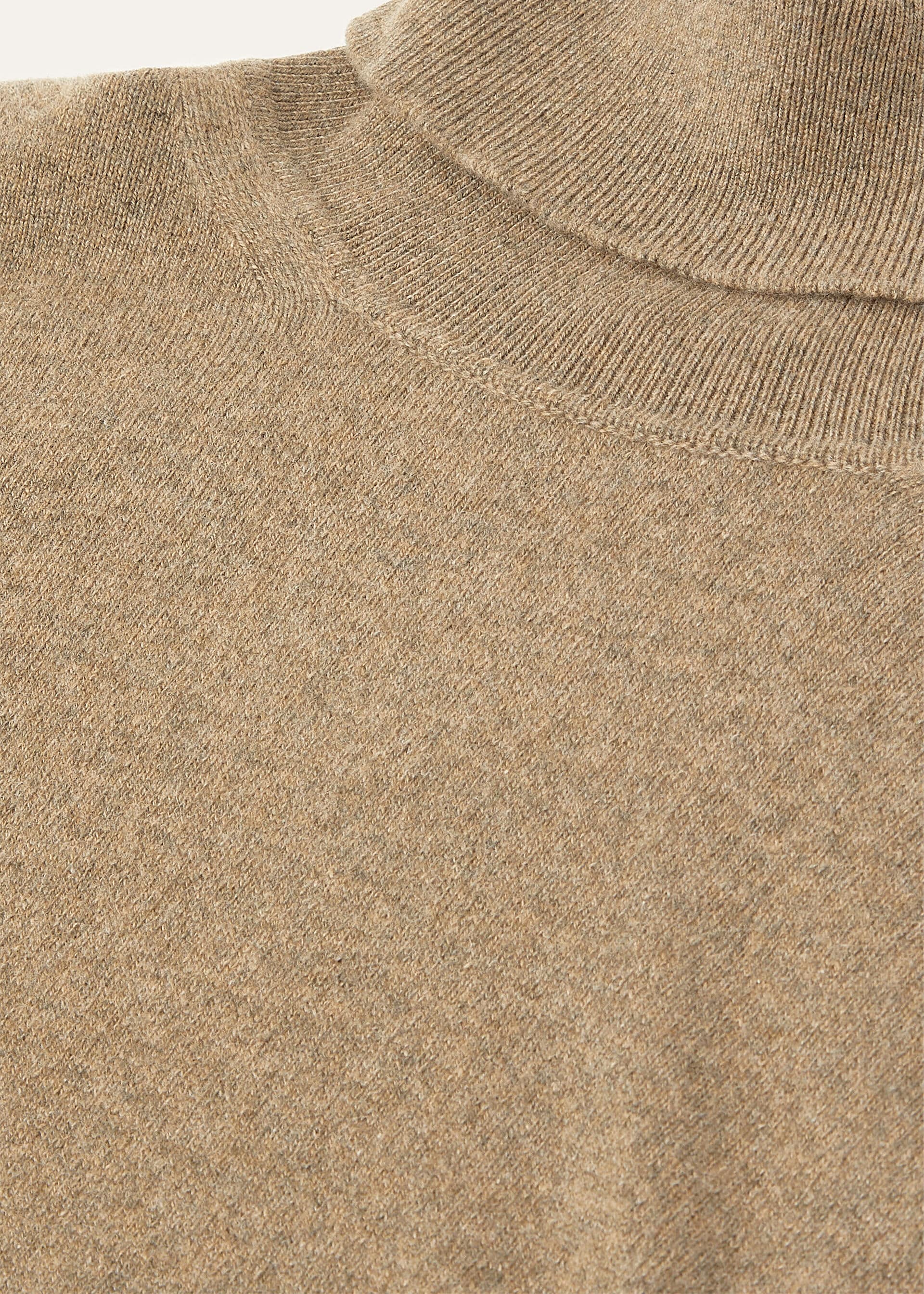 Classic Turtleneck - Wood Grain Melange